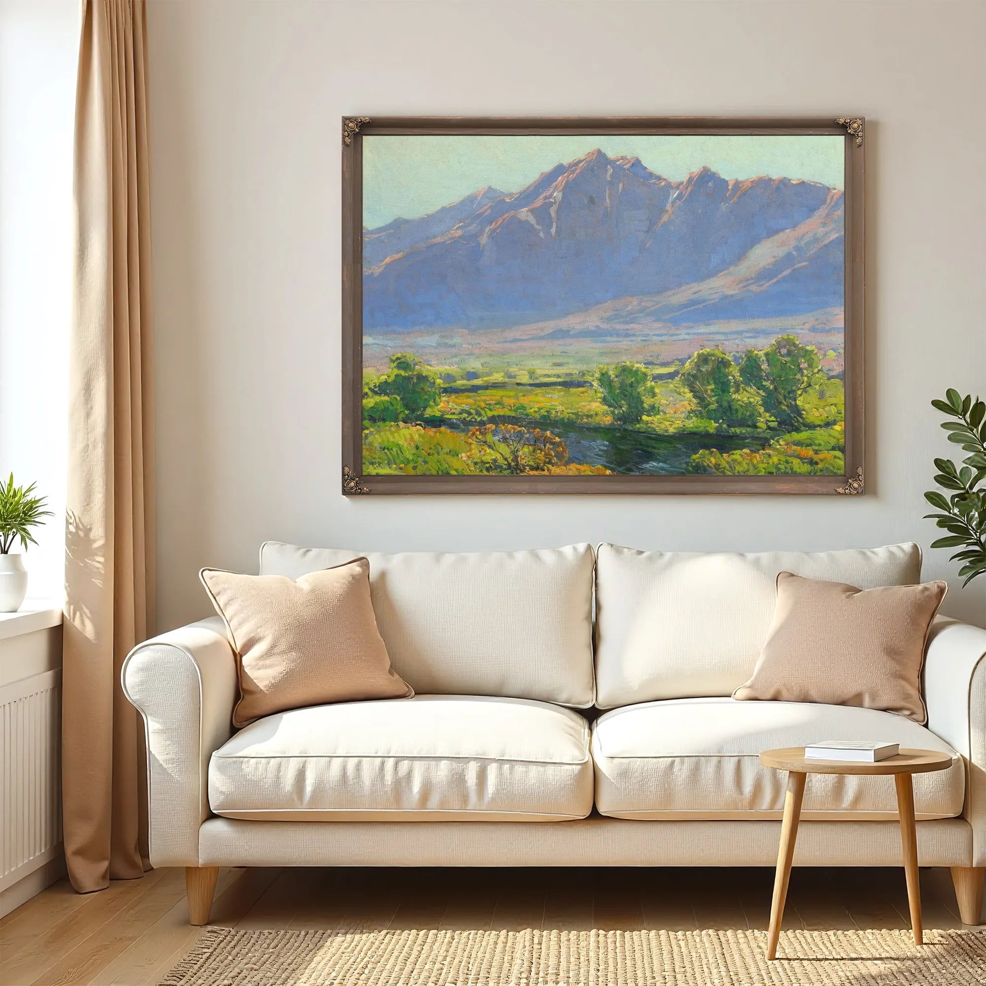 A View Along The Owen's River By Edgar Payne Fine Art Print