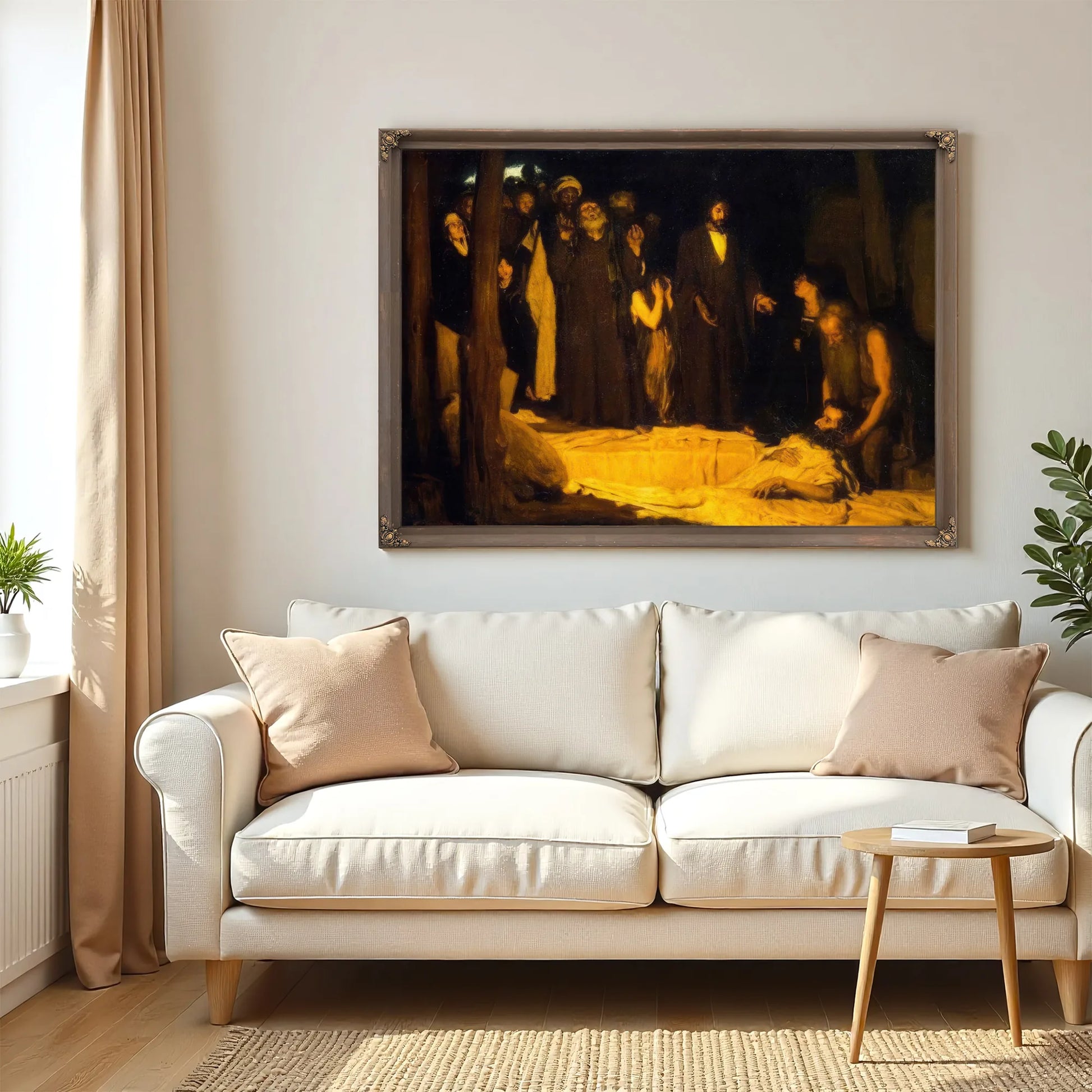 The Resurrection Of Lazarus By Henry Ossawa Tanner Fine Art Print