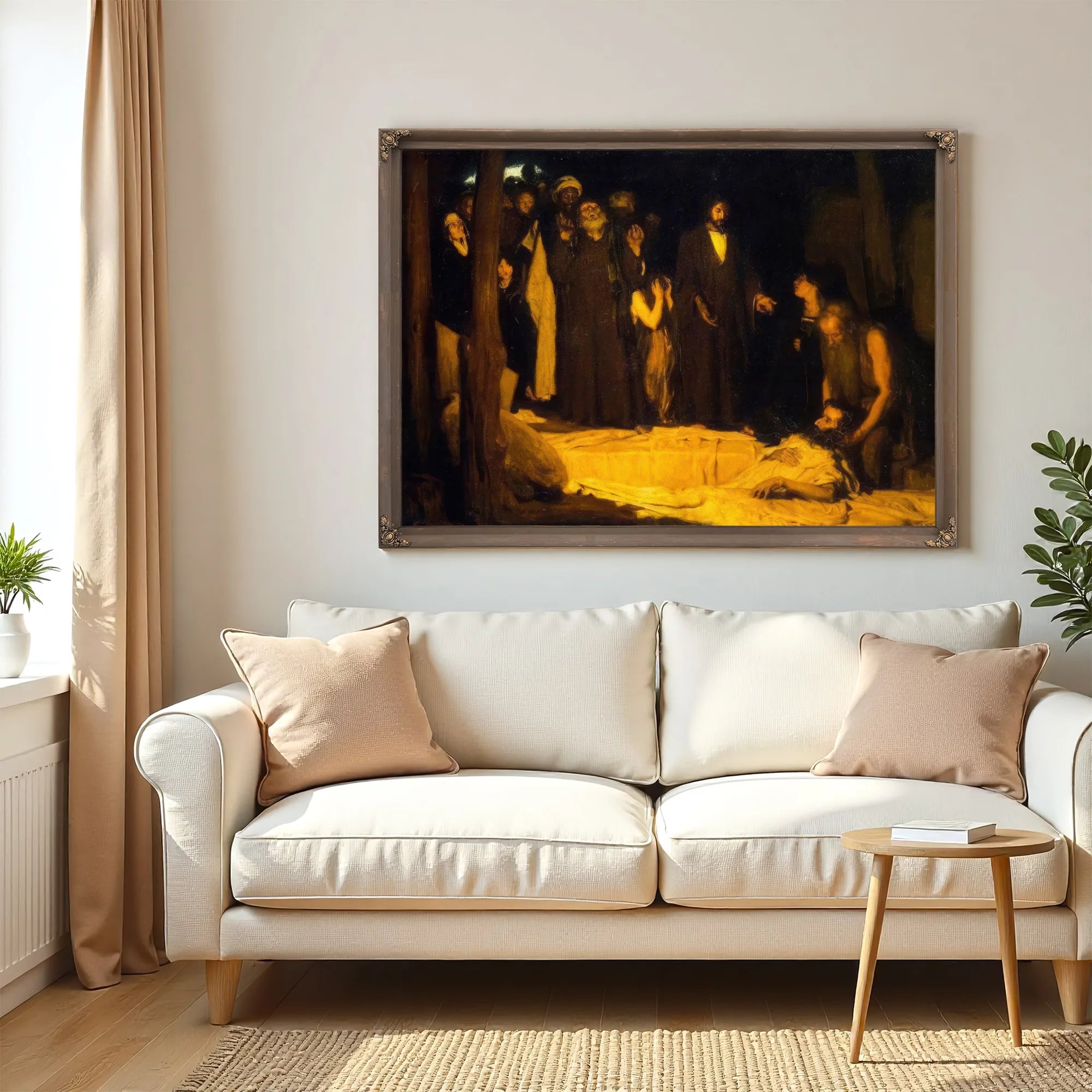 The Resurrection Of Lazarus By Henry Ossawa Tanner Fine Art Print