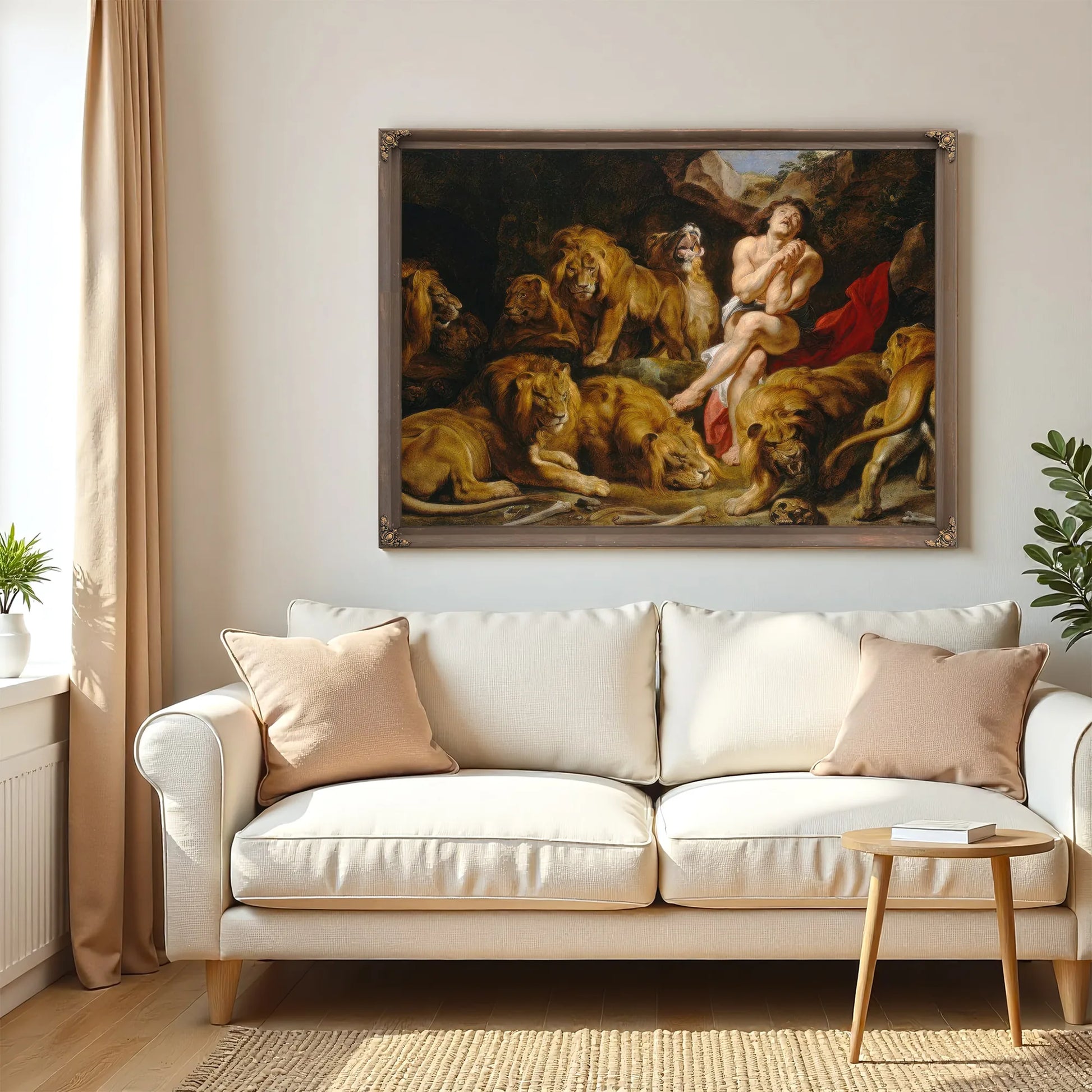 Peter Paul Rubens Daniel In The Lions 1039 Den 1616 (1) By Peter Paul Rubens Fine Art Print