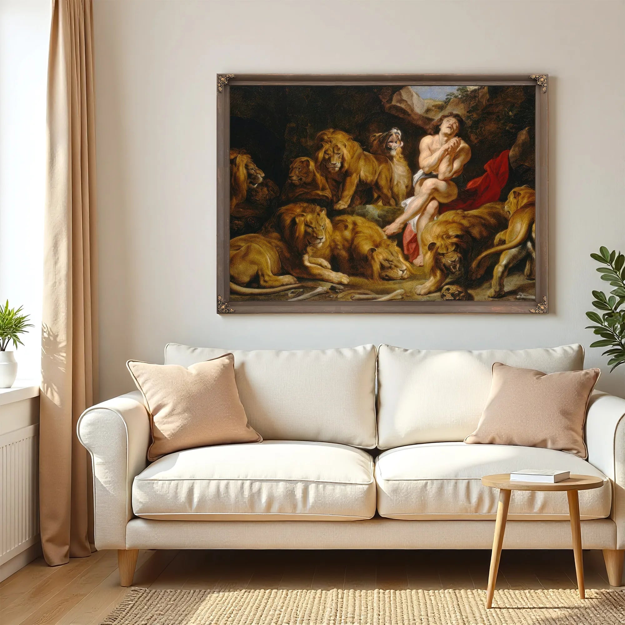 Peter Paul Rubens Daniel In The Lions 1039 Den 1616 (1) By Peter Paul Rubens Fine Art Print