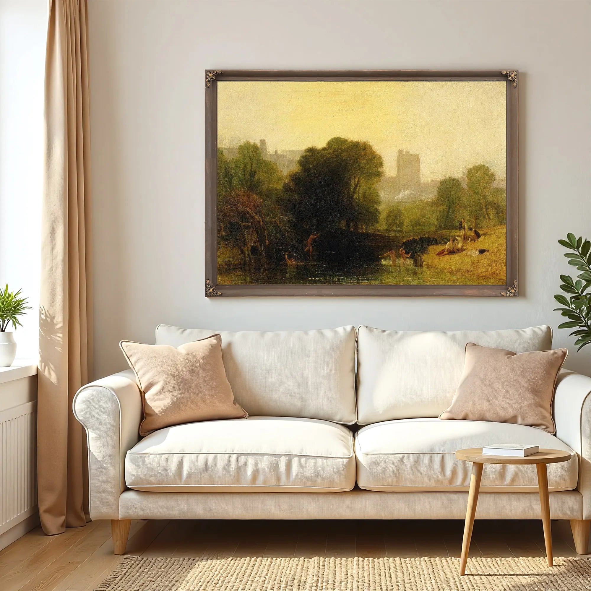 Near The Thames Lock Windsor By Joseph Mallord William Turner Fine Art Print