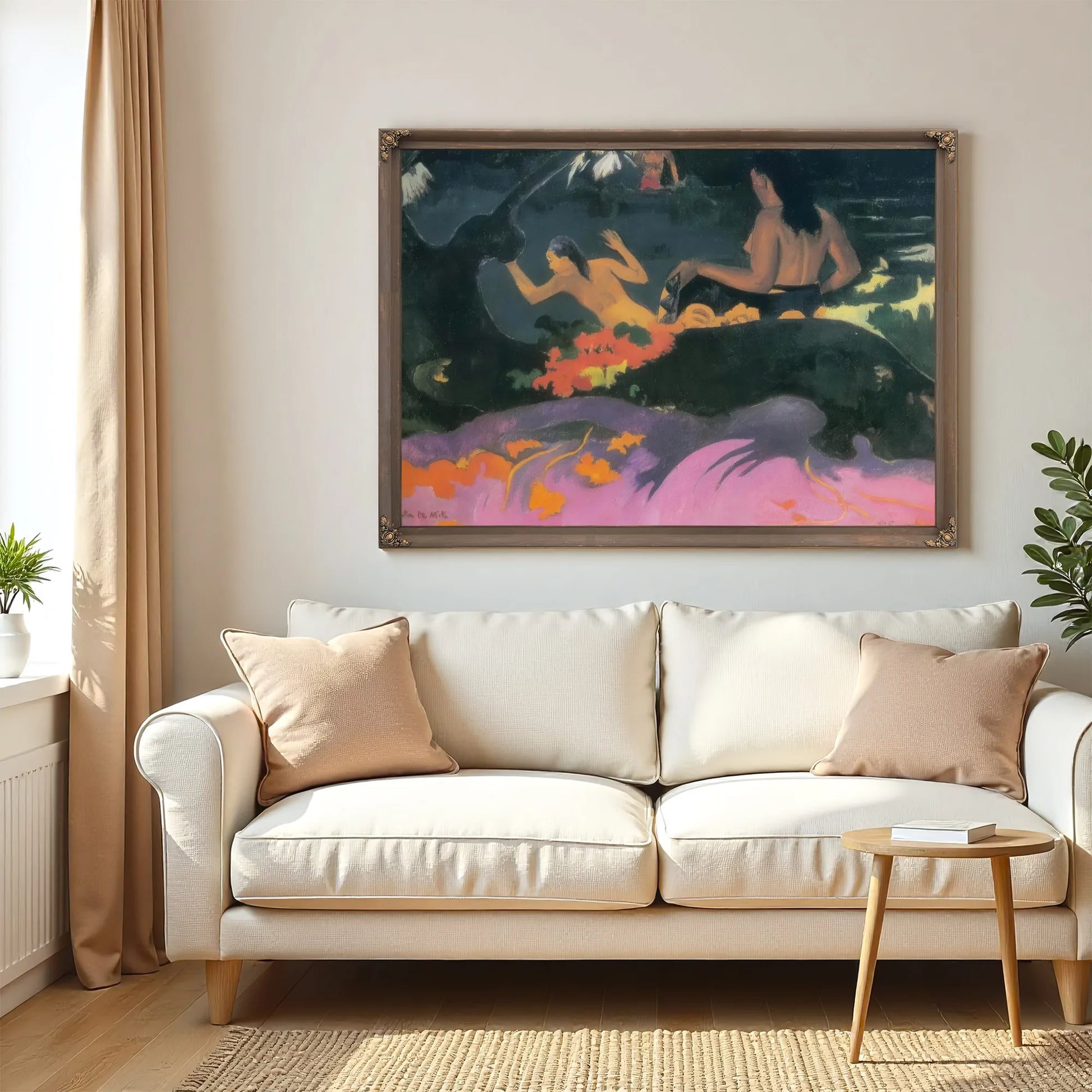 Fatata Te Miti ( On The Seashore) By Paul Gauguin Fine Art Print