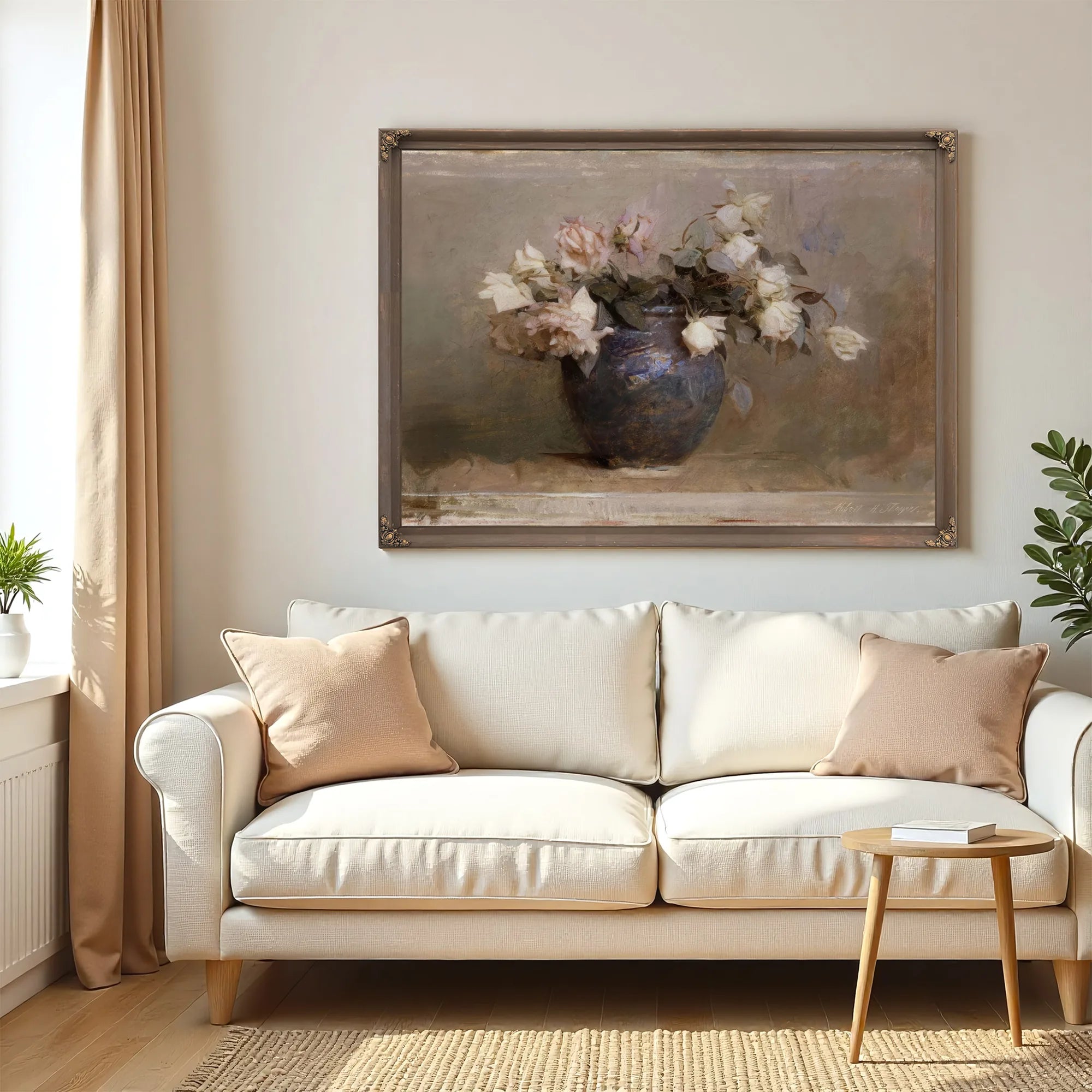 Roses By Abbott Handerson Thayer Fine Art Print