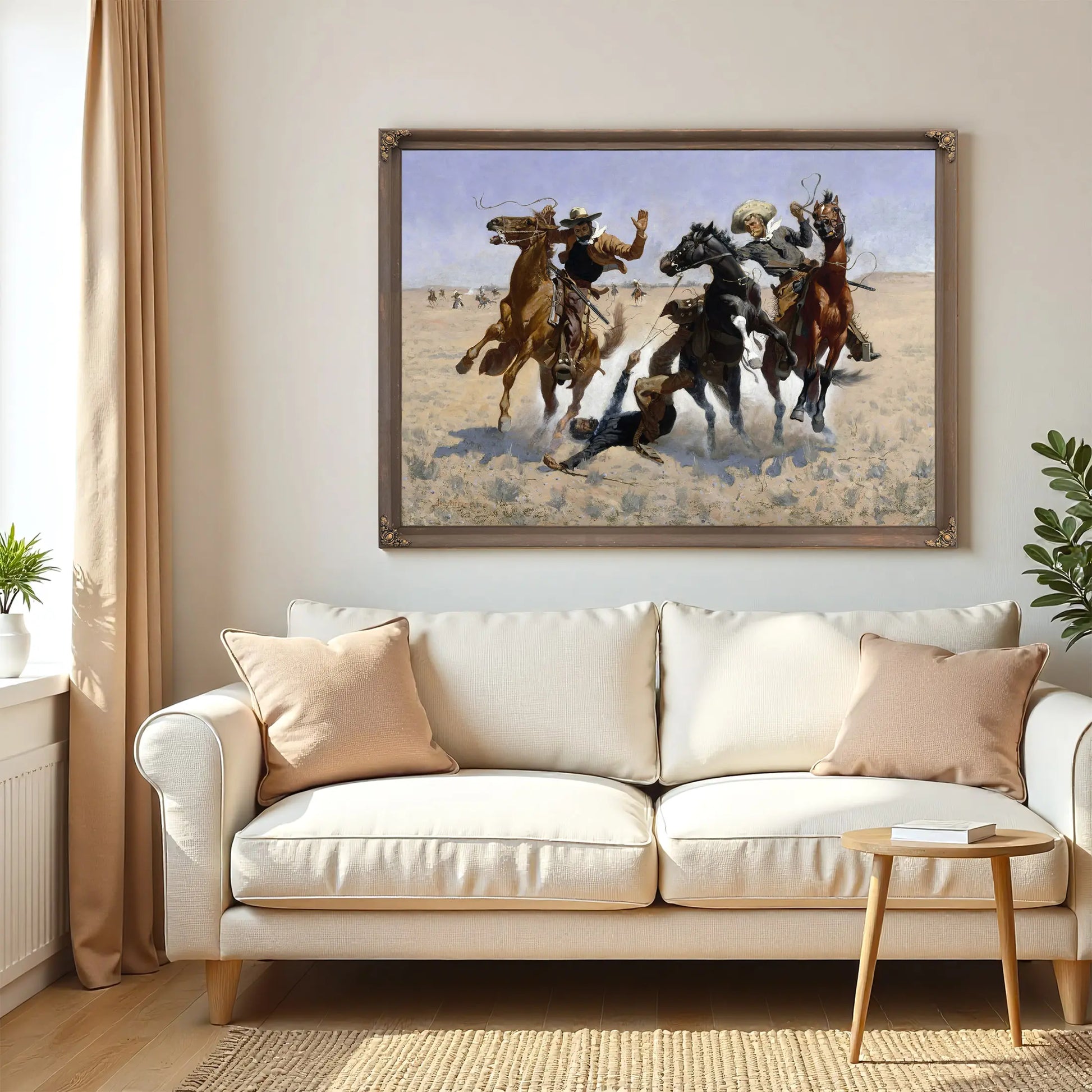 Aiding A Comrade by Frederic Remington