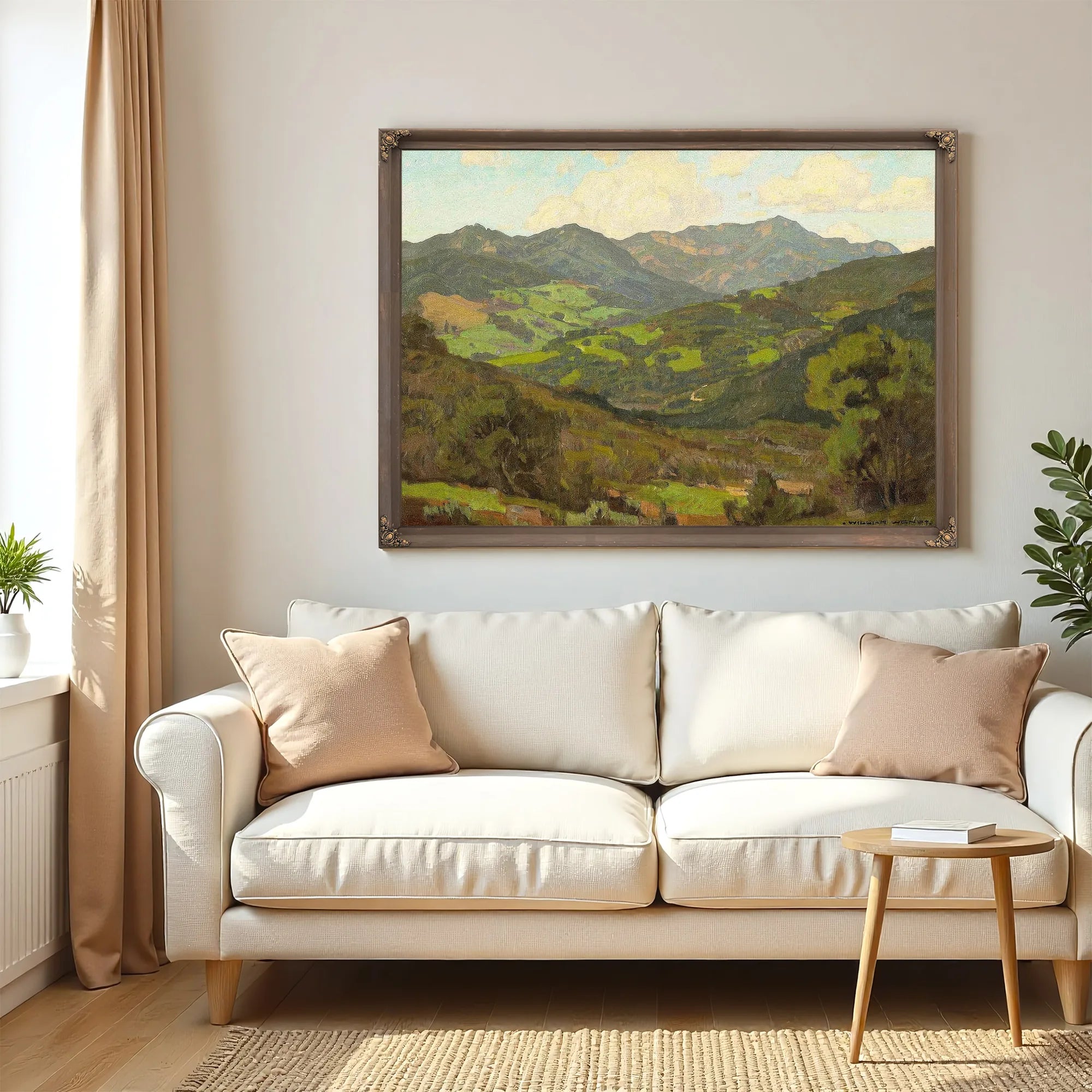 Converging Fields By William Wendt Fine Art Print