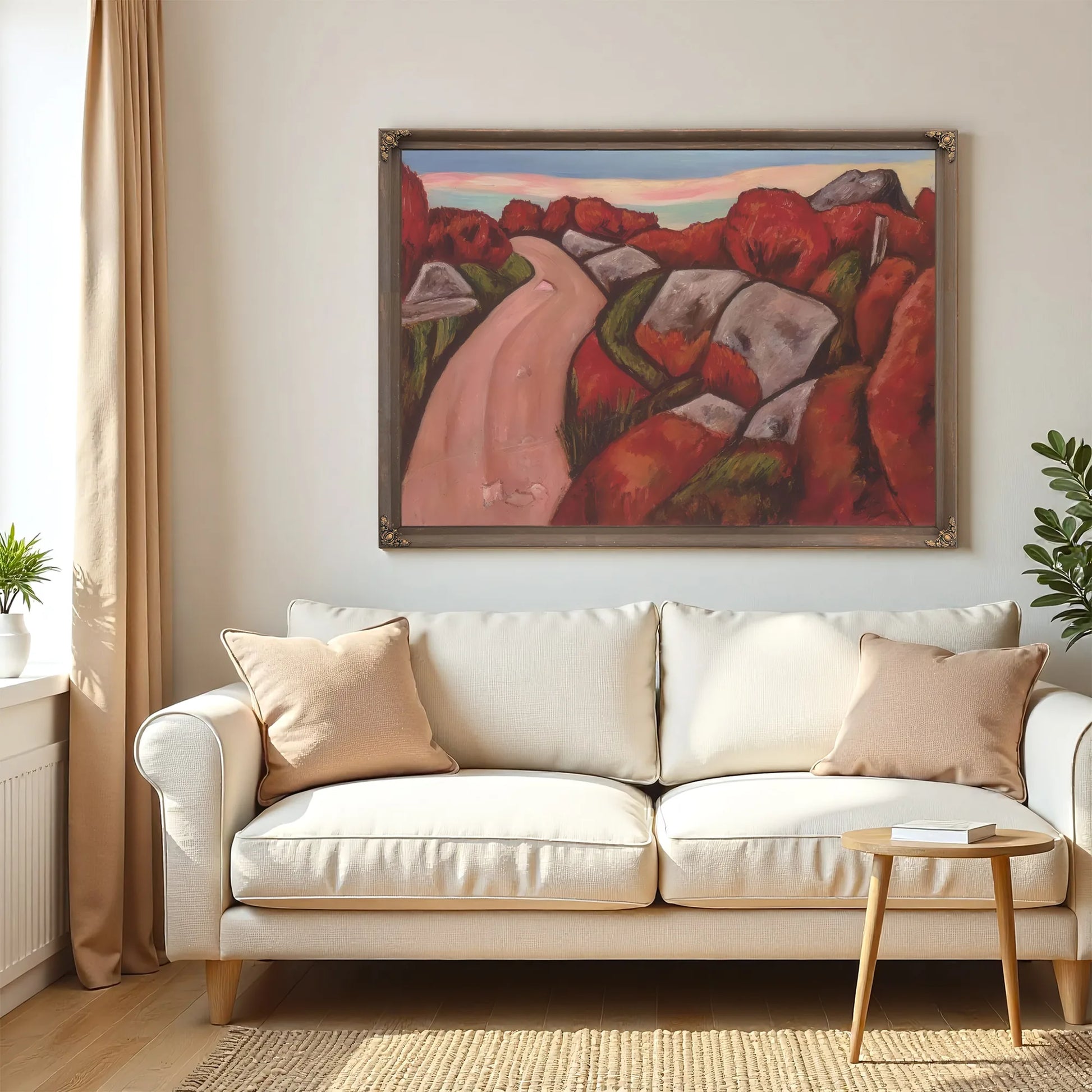 Bluebarry Hightway Dogtown By Marsden Hartley Fine Art Print