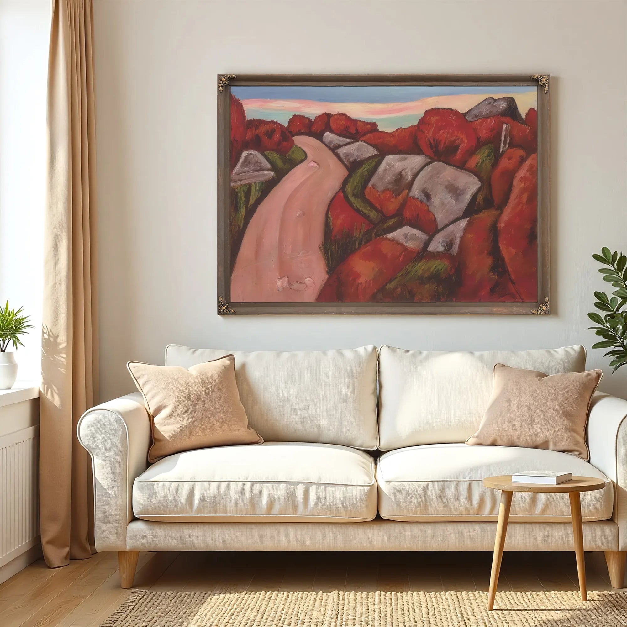 Bluebarry Hightway Dogtown By Marsden Hartley Fine Art Print