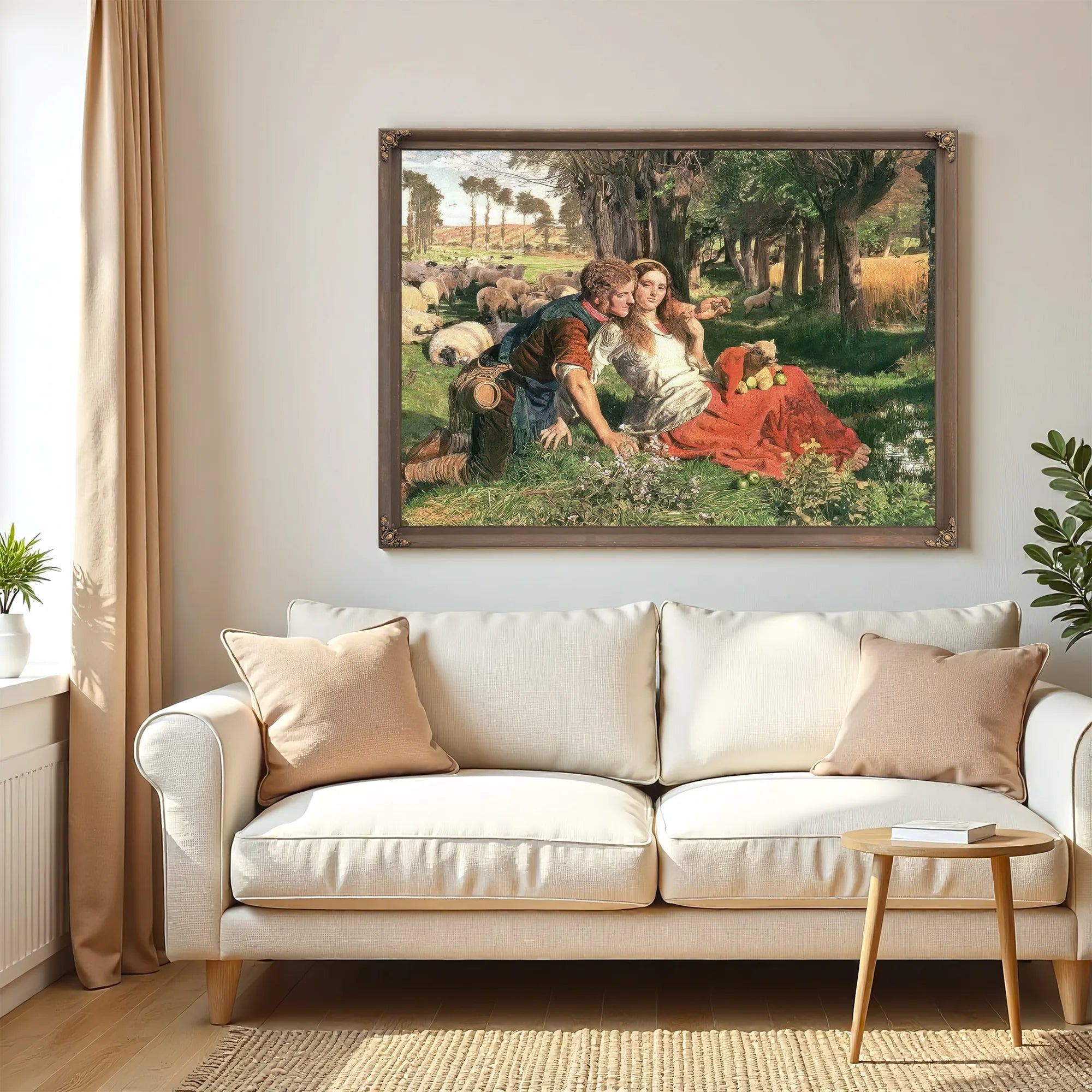 The Hireling Sheperd By William Holman Hunt Fine Art Print
