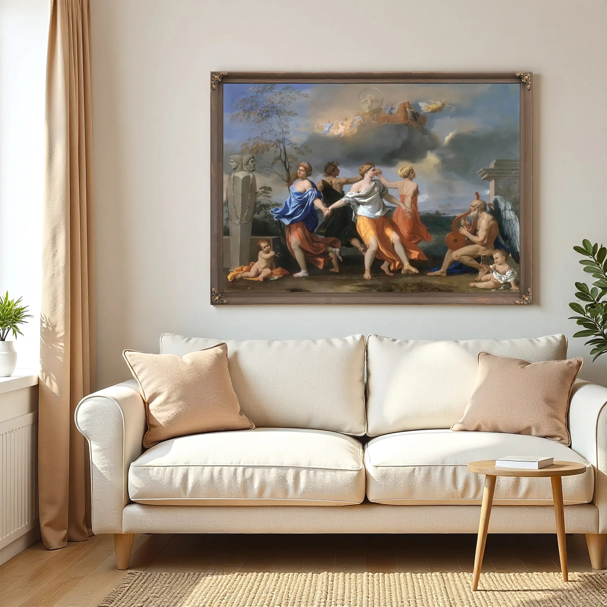 Dance To The Music Of Time By Nicholas Poussin Fine Art Print