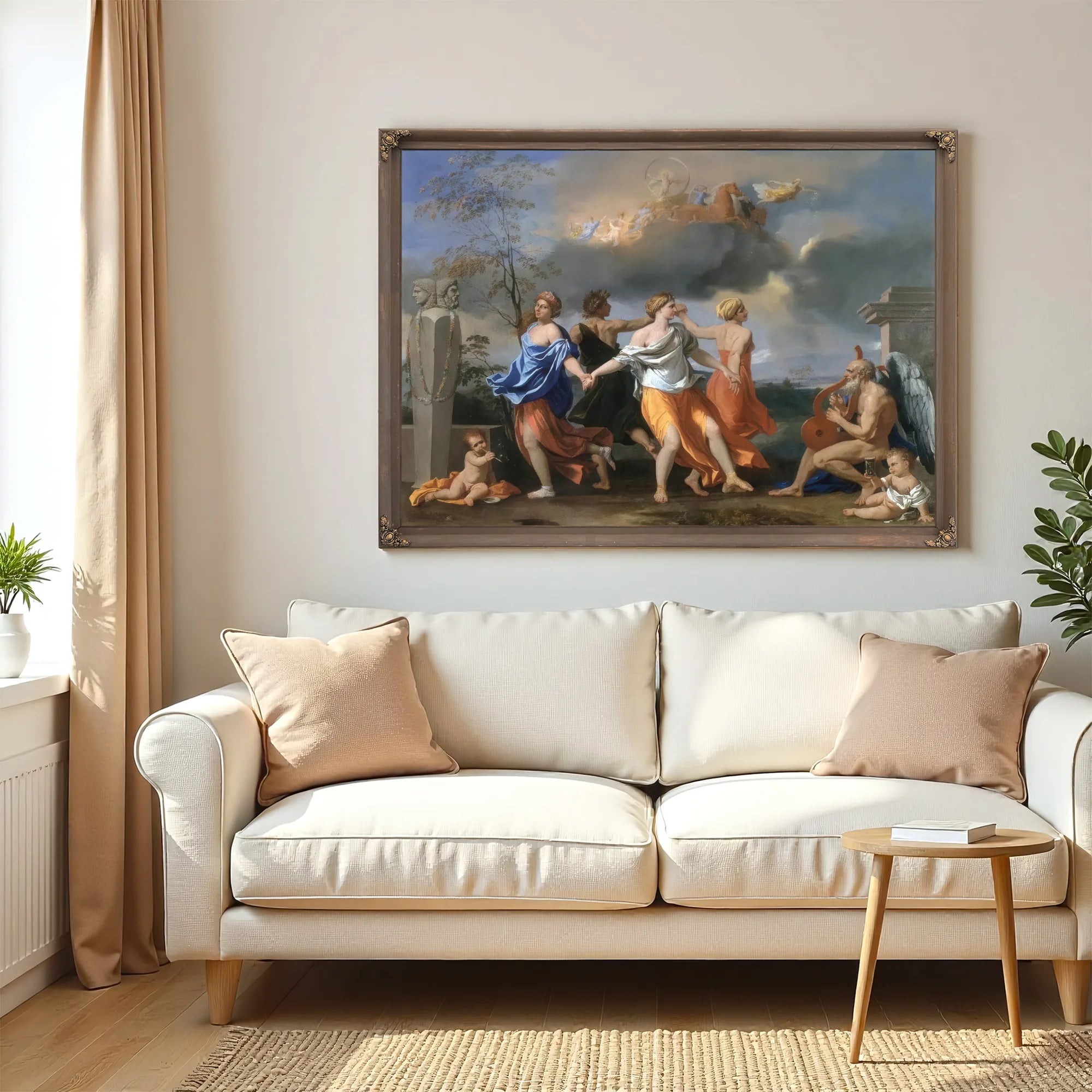 Dance To The Music Of Time By Nicholas Poussin Fine Art Print