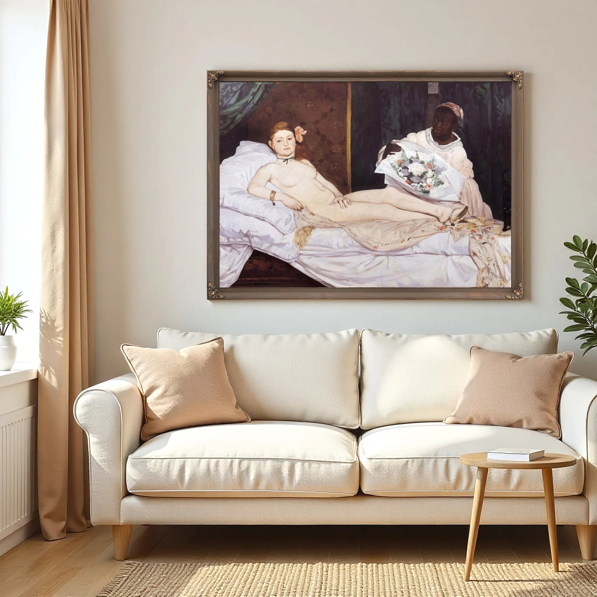 Olympia 1863 By Edouard Manet Fine Art Print