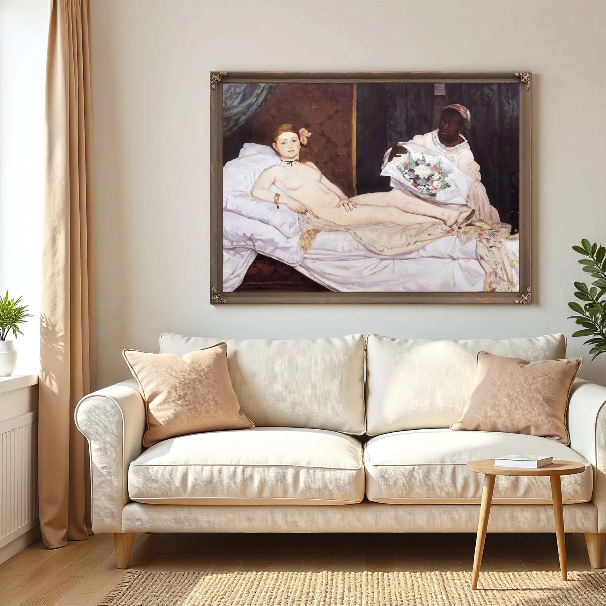 Olympia 1863 By Edouard Manet Fine Art Print