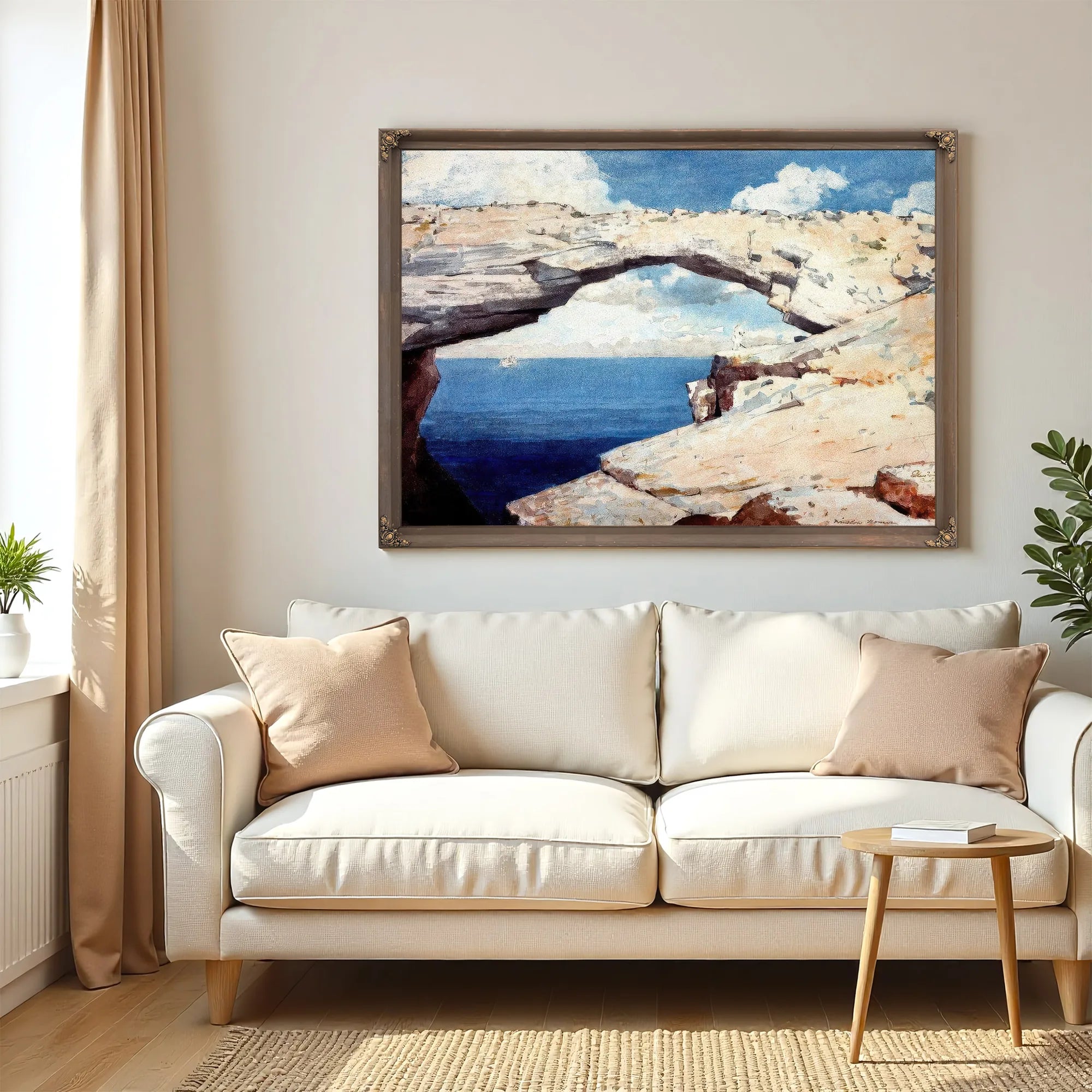 Glass Window Bahama By Winslow Homer Fine Art Print
