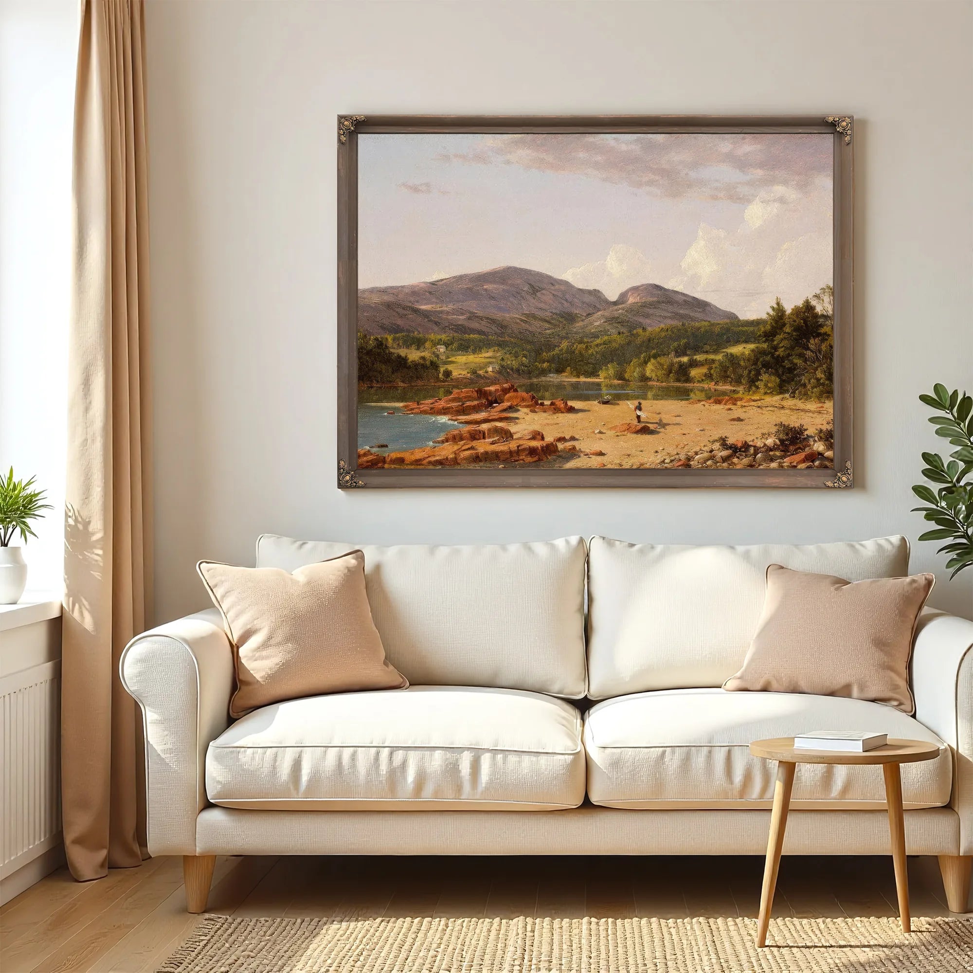 Otter Creek, Mount Desert By Frederic Edwin Church Fine Art Print