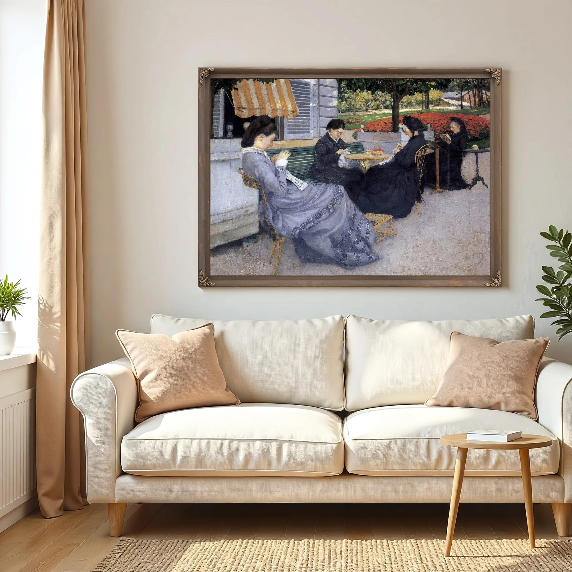 Portraits In The Country By Gustave Caillebotte Fine Art Print