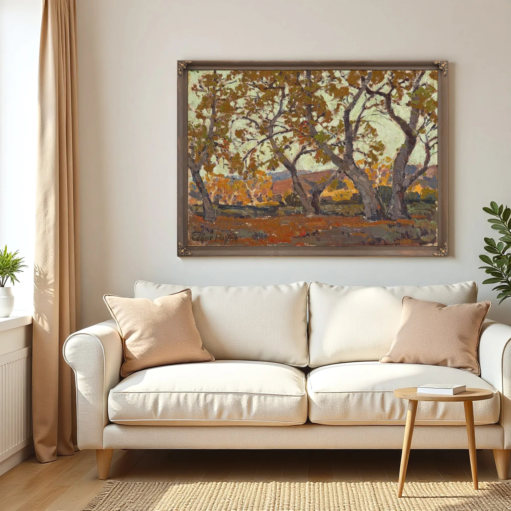 In The Canyon, Believed To Be Laguna Canyon By Edgar Payne Fine Art Print