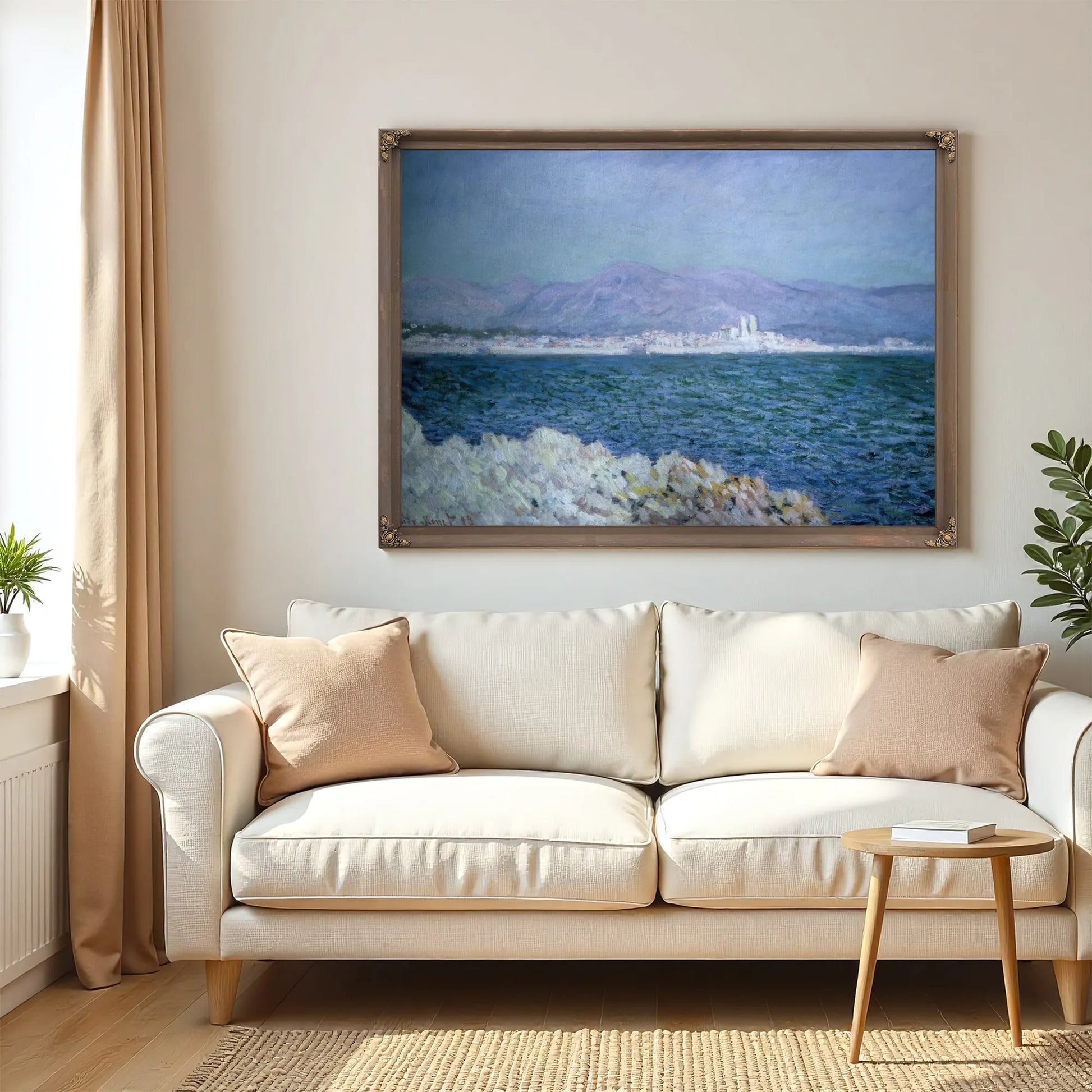 Gulf Of Antibes By Claude Monet Fine Art Print