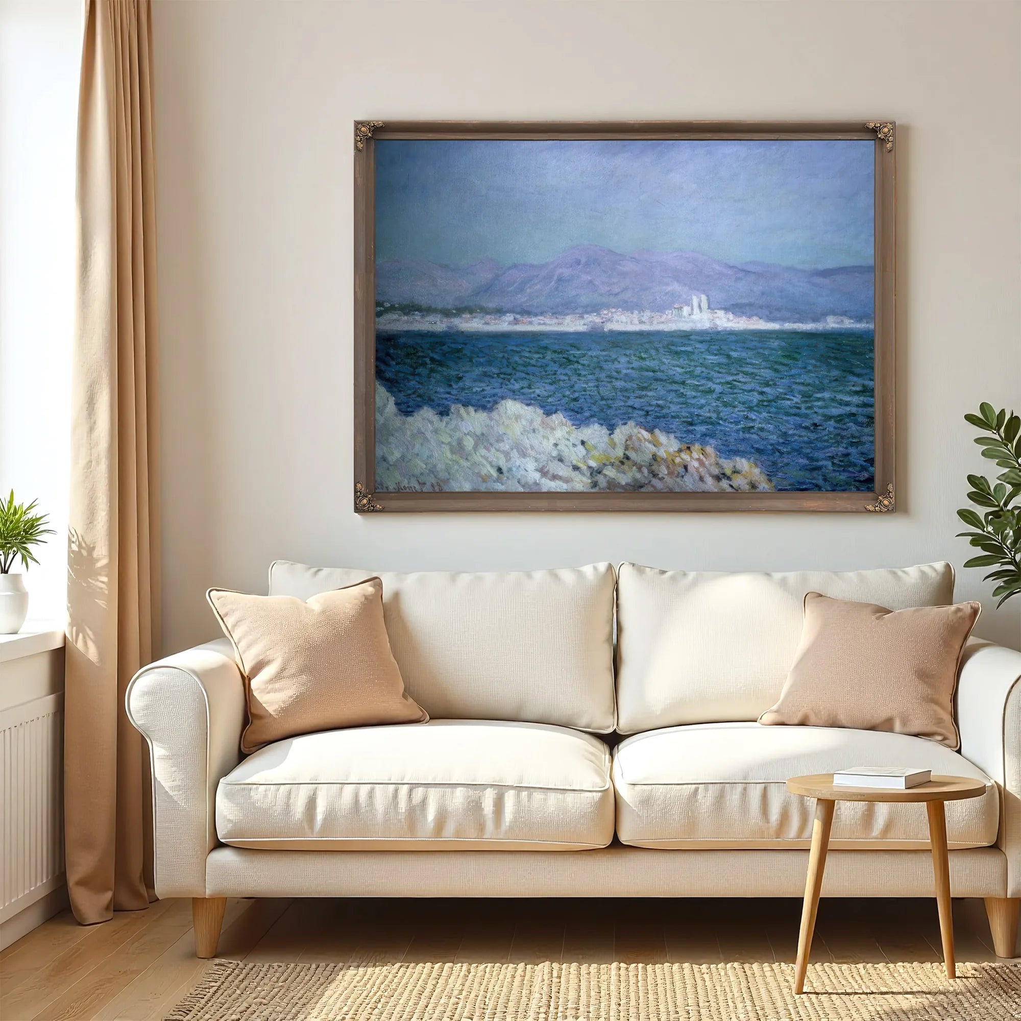 Gulf Of Antibes By Claude Monet Fine Art Print