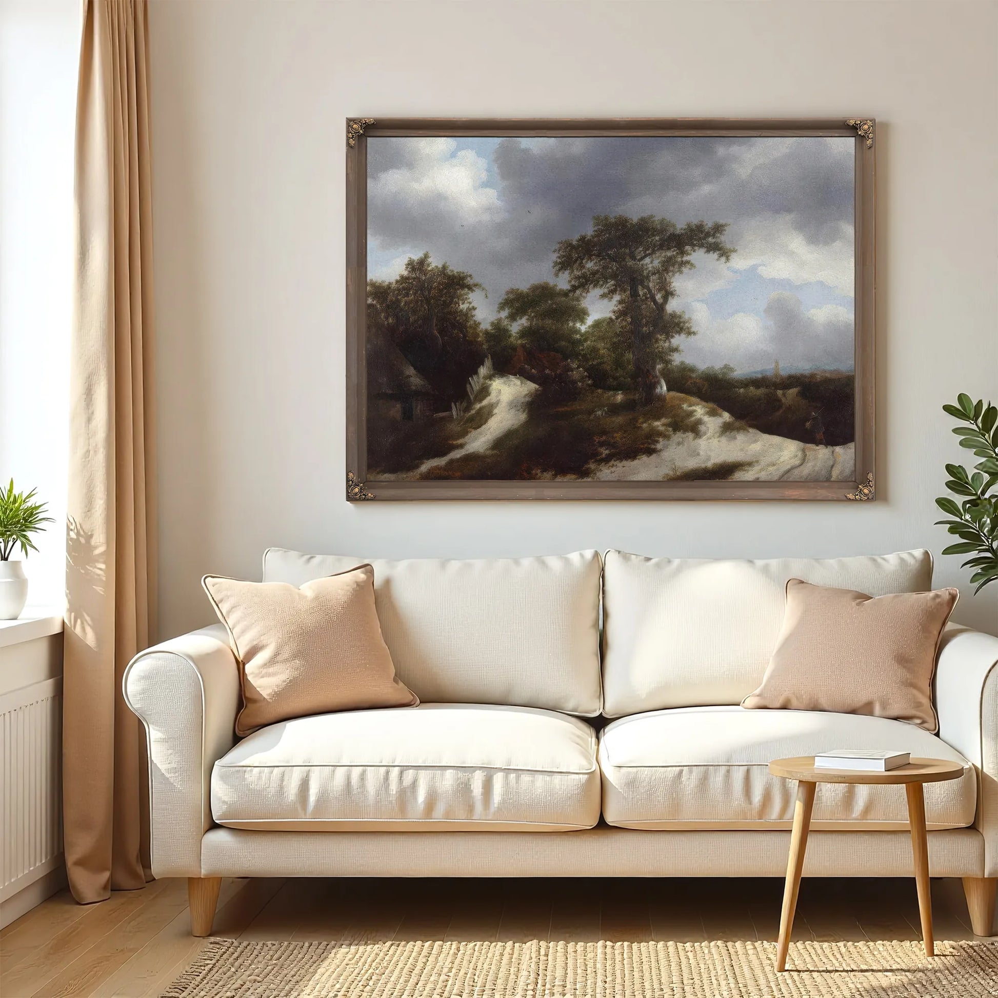 Countryside By Jacob Van Ruisdael Fine Art Print