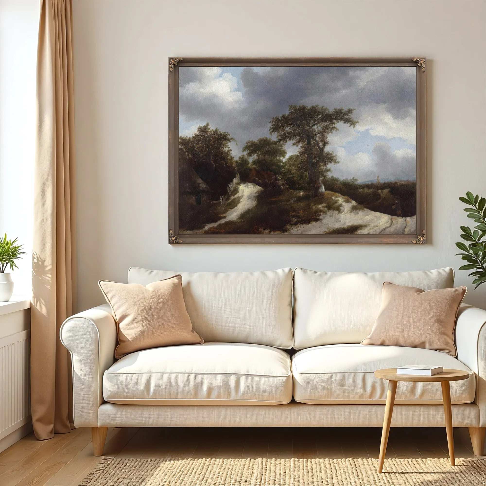 Countryside By Jacob Van Ruisdael Fine Art Print