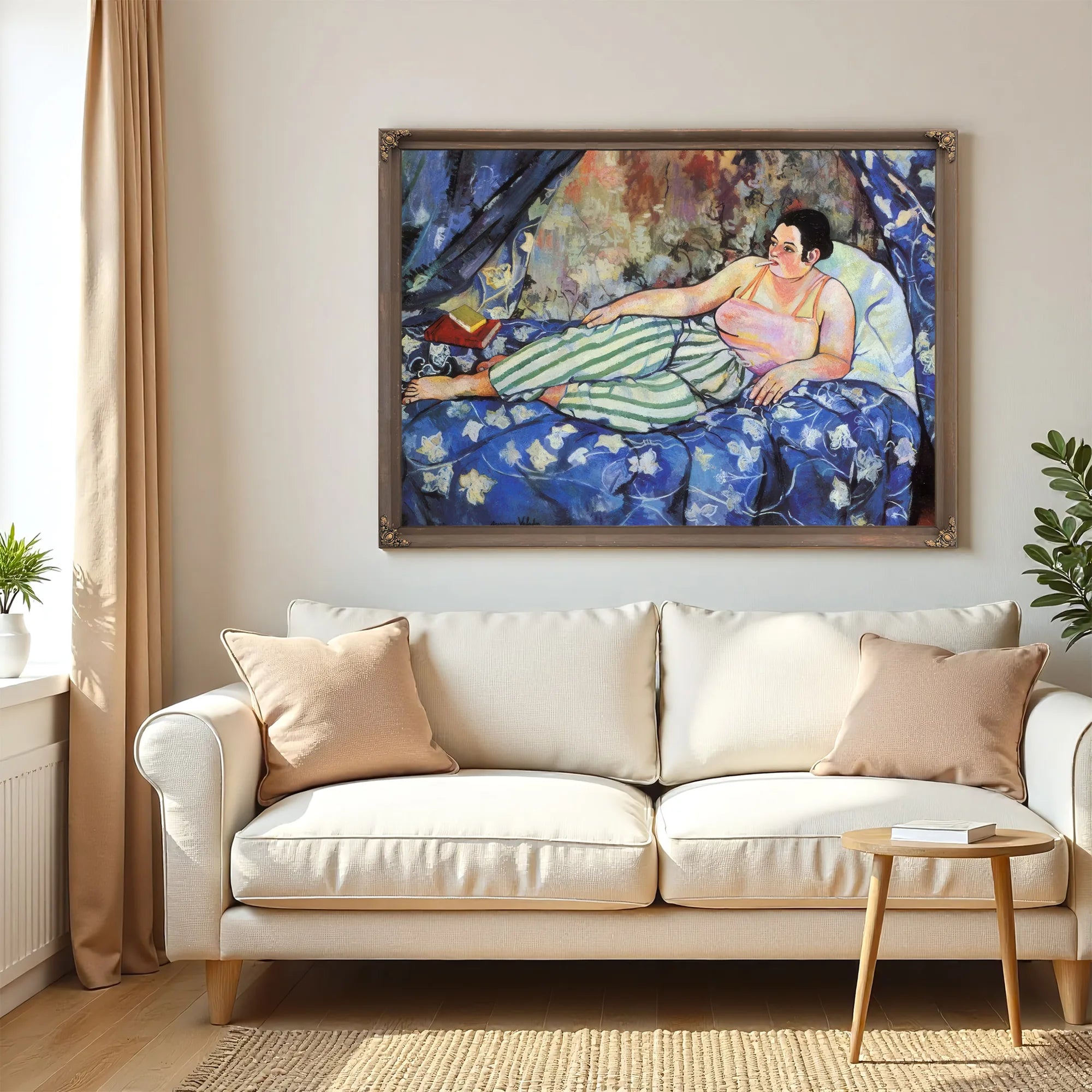 The Blue Room 1923 By Suzanne Valadon Fine Art Print