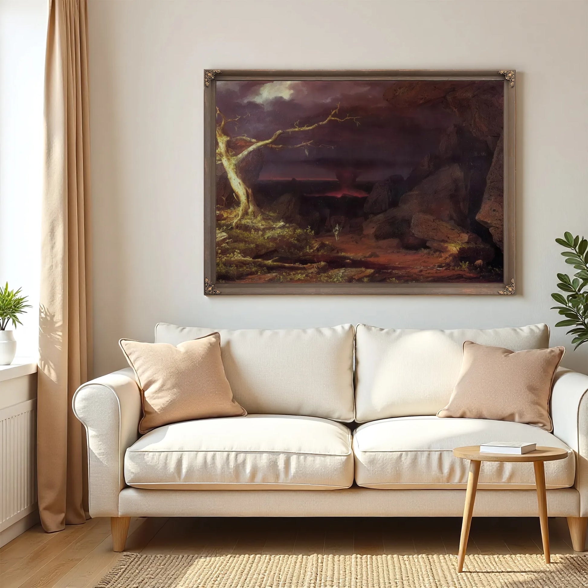 Christian On The Borders Of The Valley Of The Shadow Of Death By Frederic Edwin Church Fine Art Print