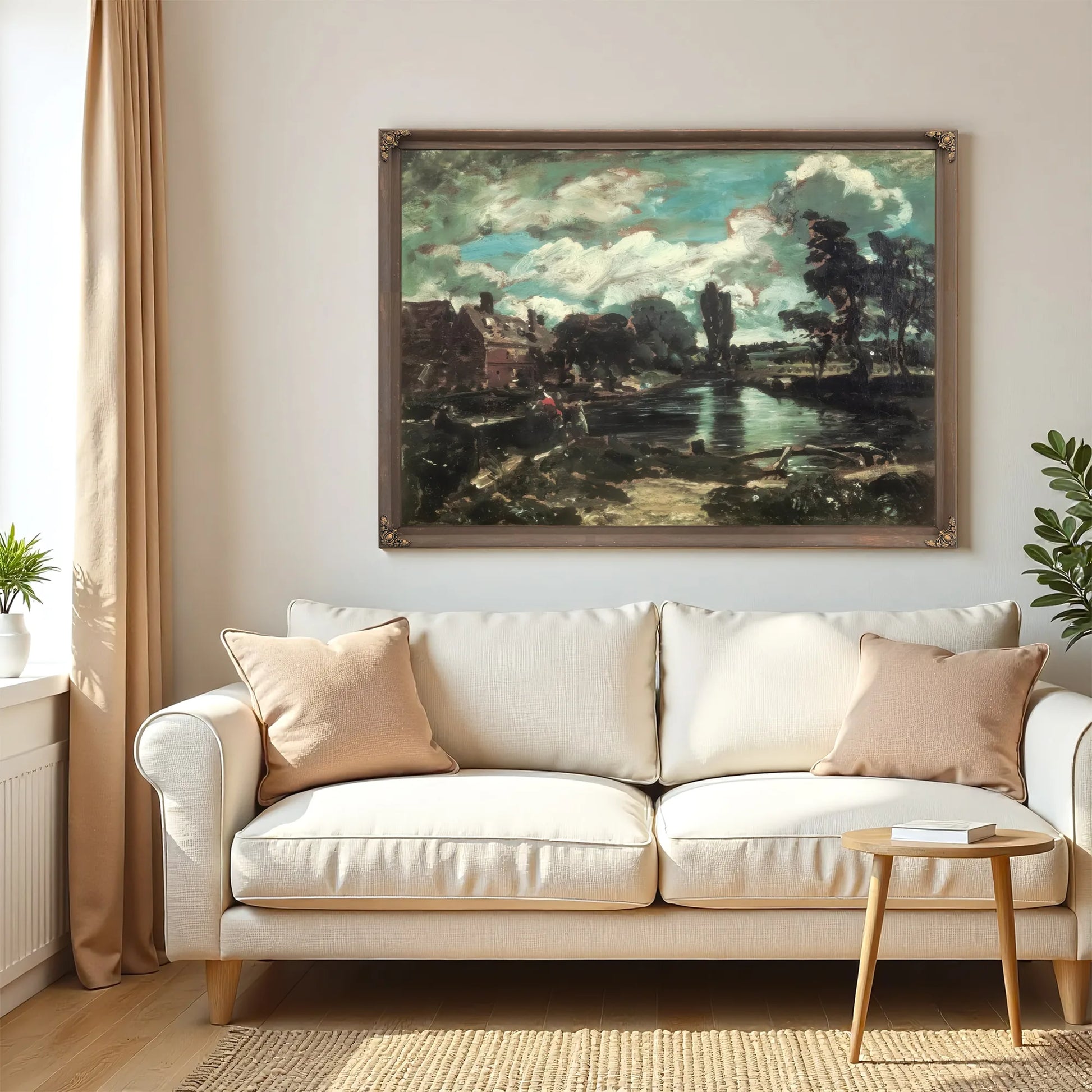 Flatford Mill From The Lock By John Constable Fine Art Print