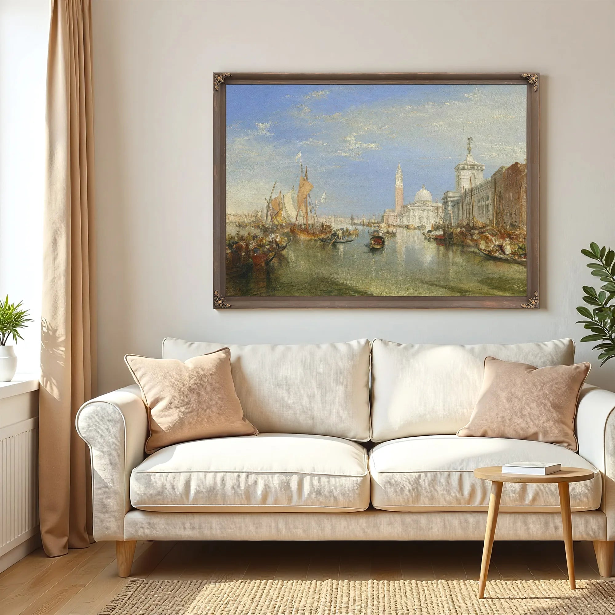 Venice The Dogana And San Giorgio Maggiore by Joseph Mallord William Turner Fine Art Print