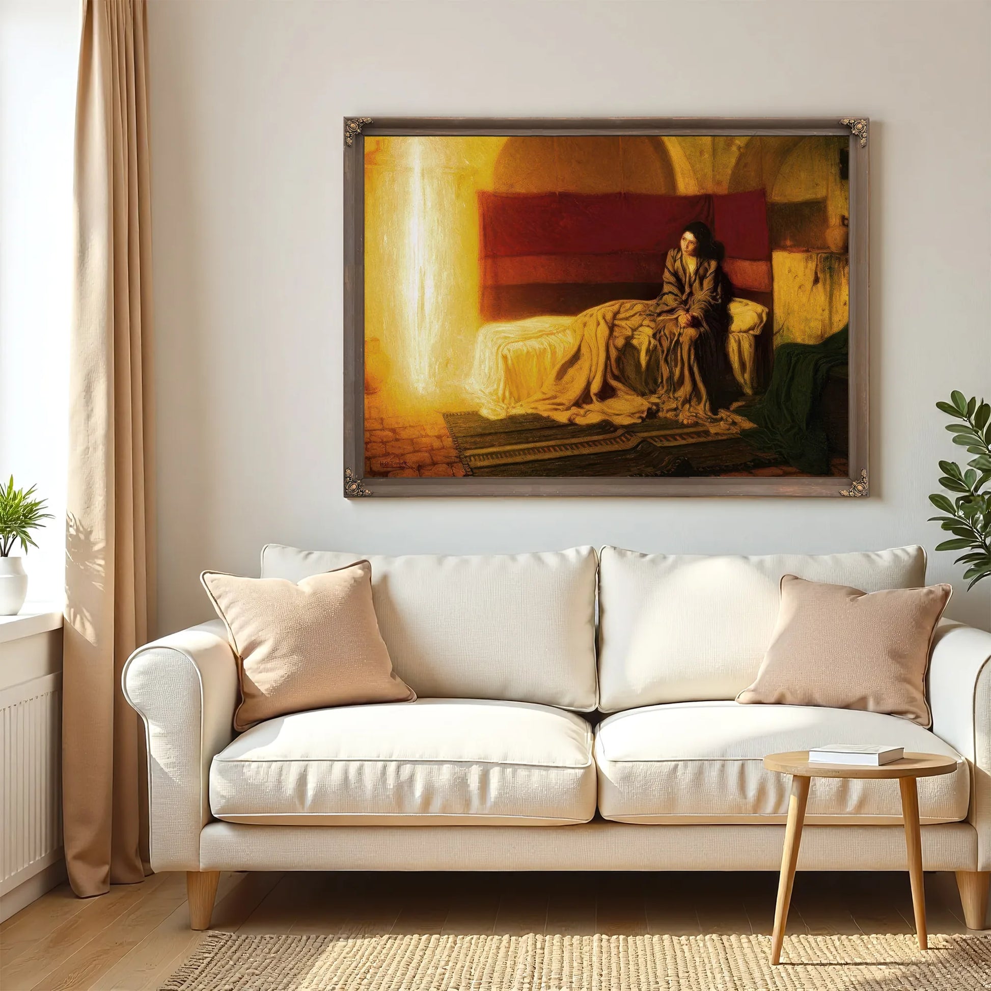 The Annunciation 1898 By Henry Ossawa Tanner Fine Art Print