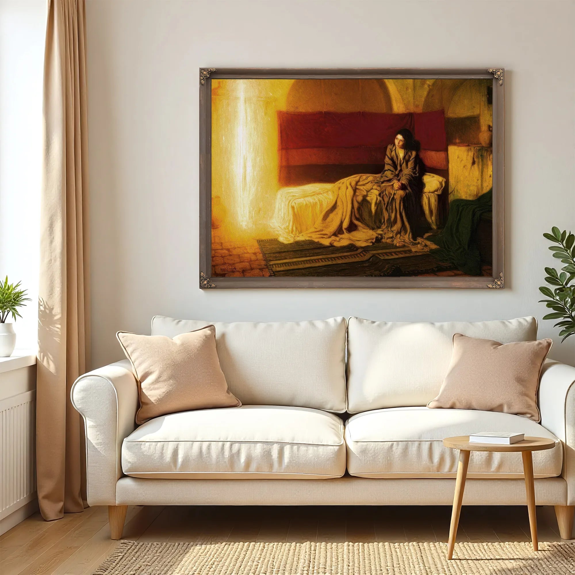 The Annunciation 1898 By Henry Ossawa Tanner Fine Art Print