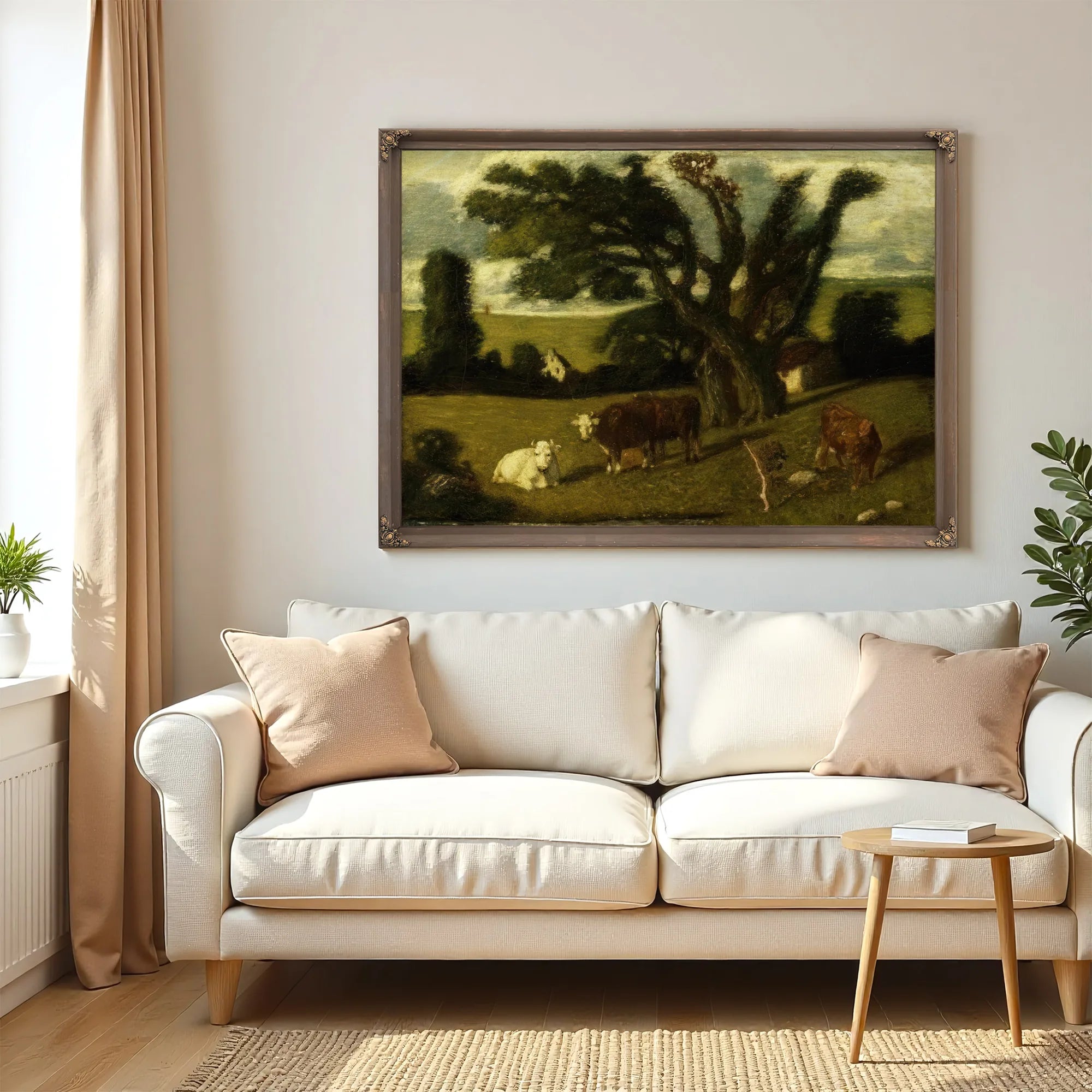 Pastoral Study By Albert Pinkhamryder Fine Art Print