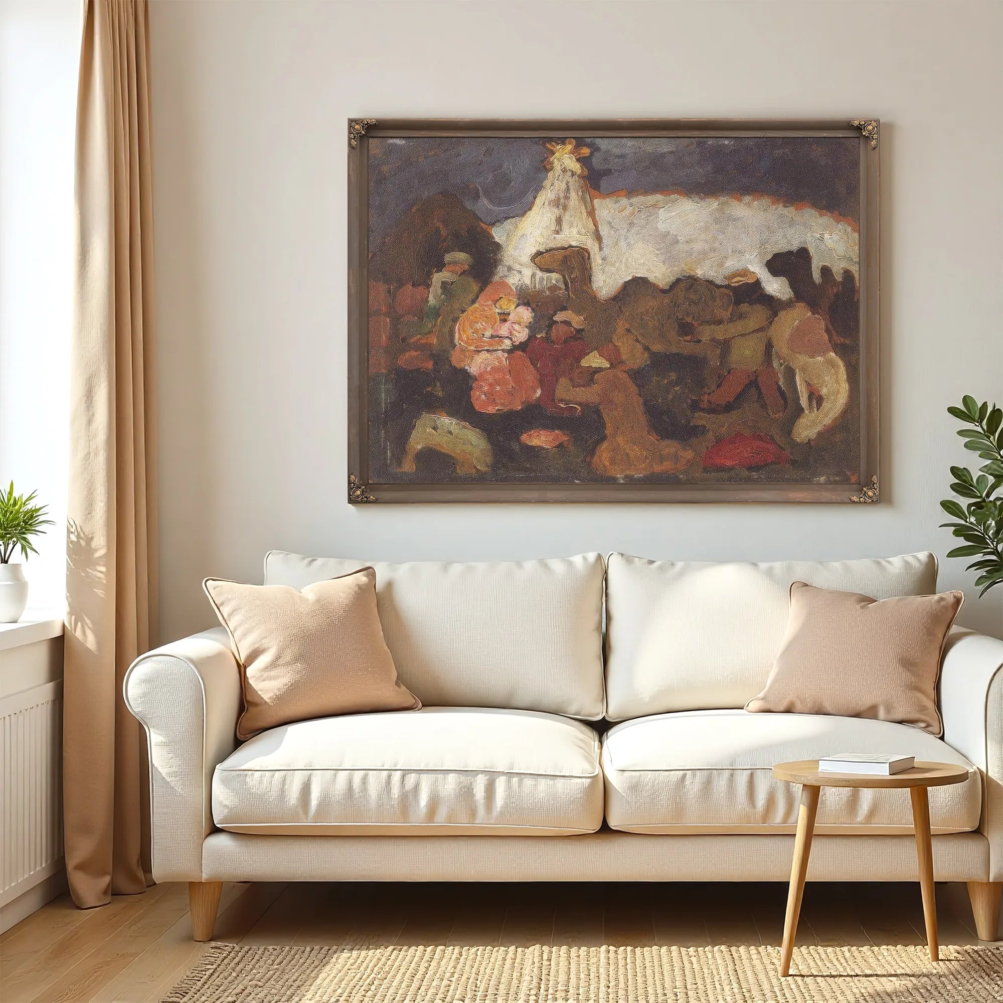 Adoration Of The Magi By Paula Modersohn Becker Fine Art Print
