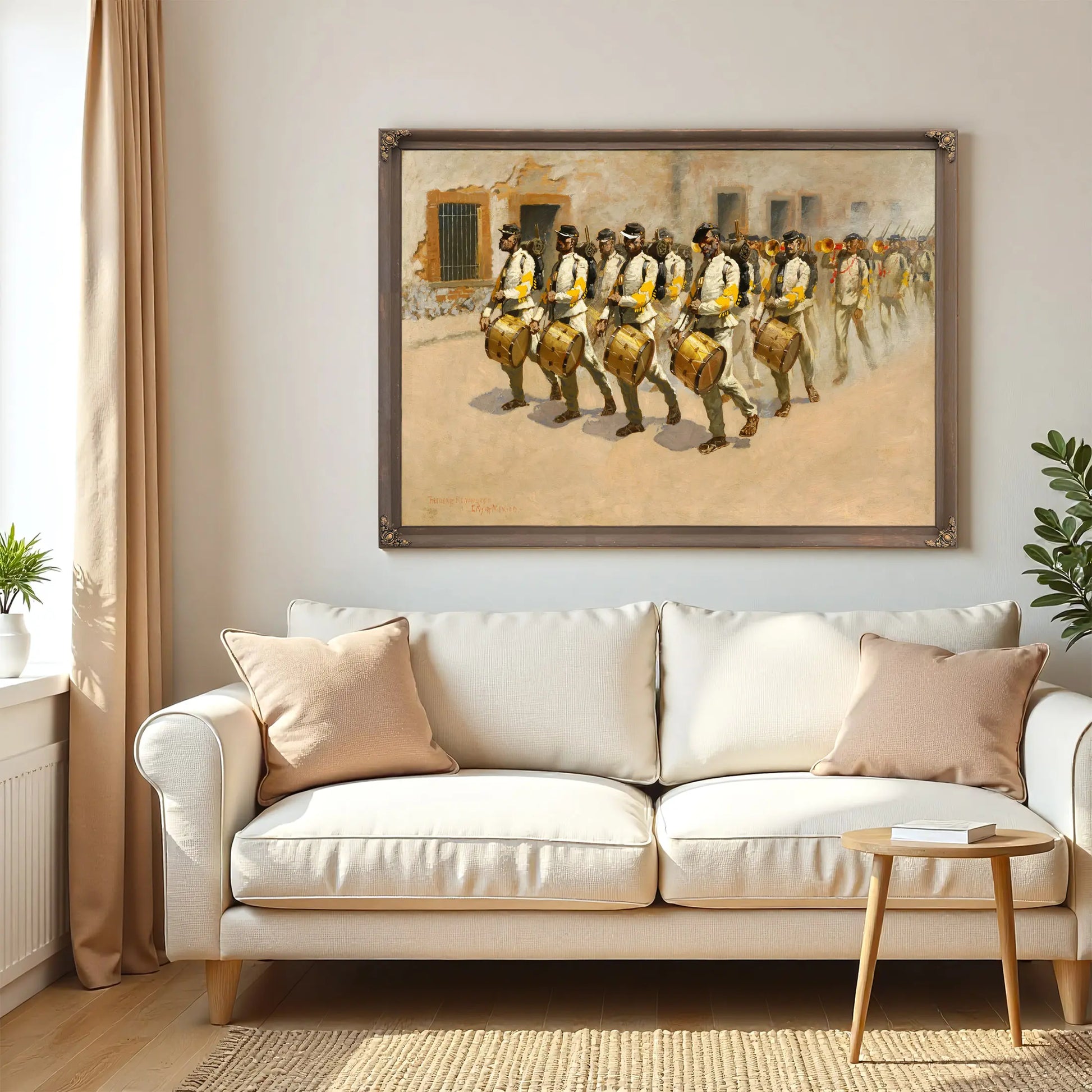 Drum Corps by Frederic Remington