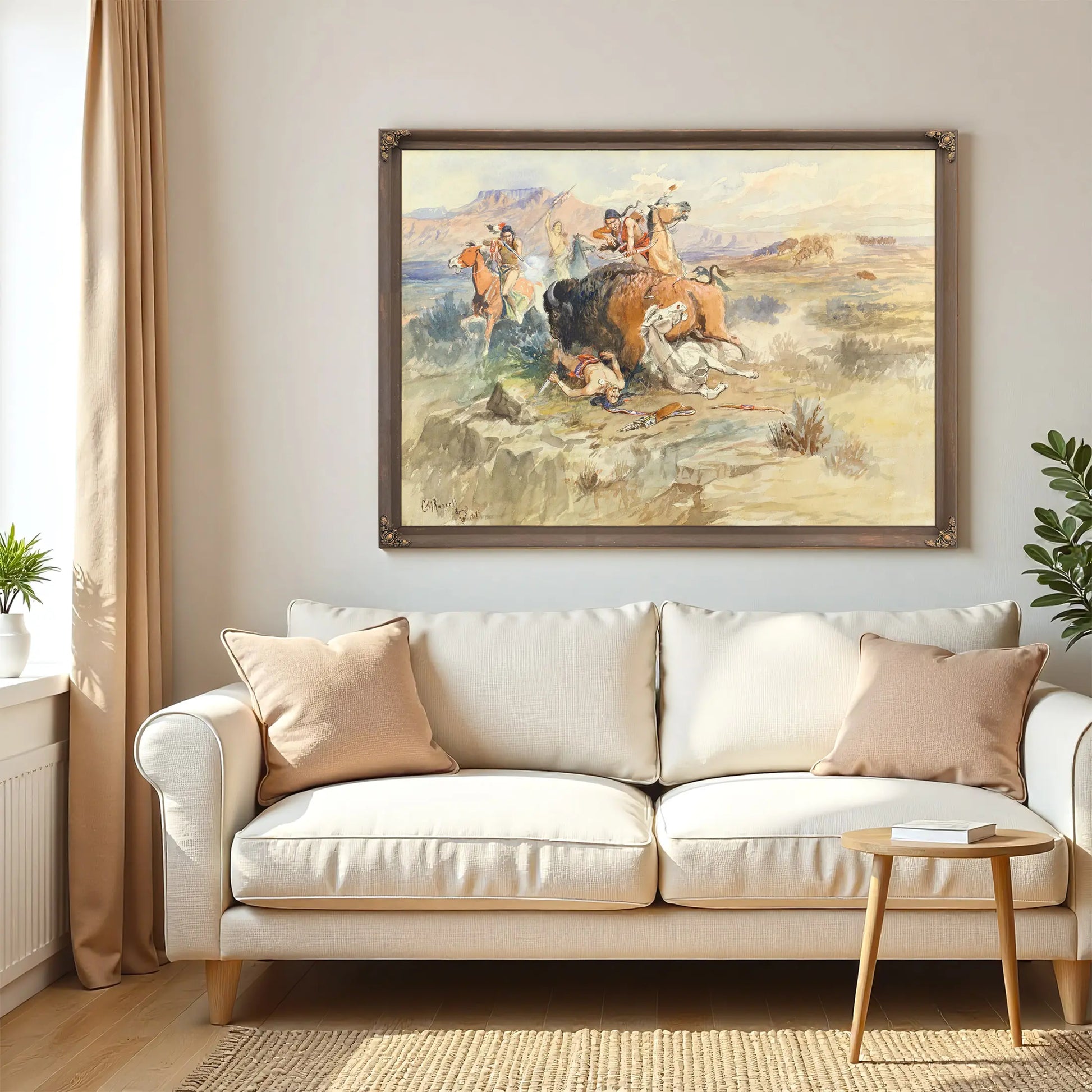 Buffalo Hunt No 15 by Charles Marion Russell