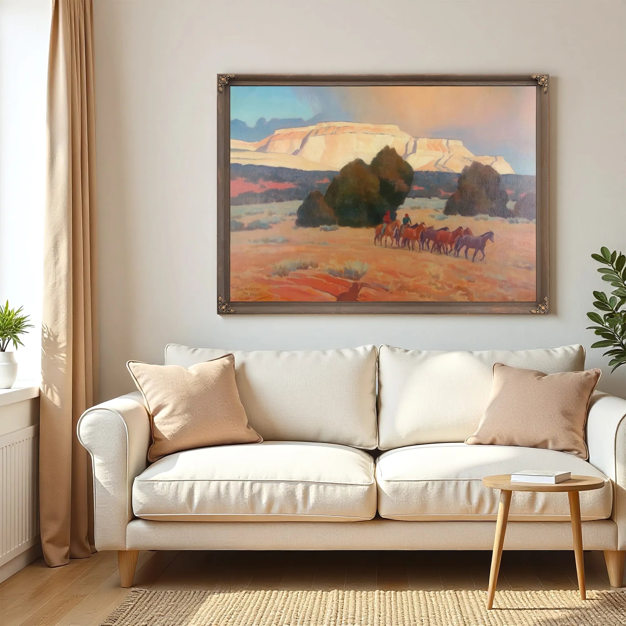 Land Of White Mesas By Maynard Dixon Fine Art Print