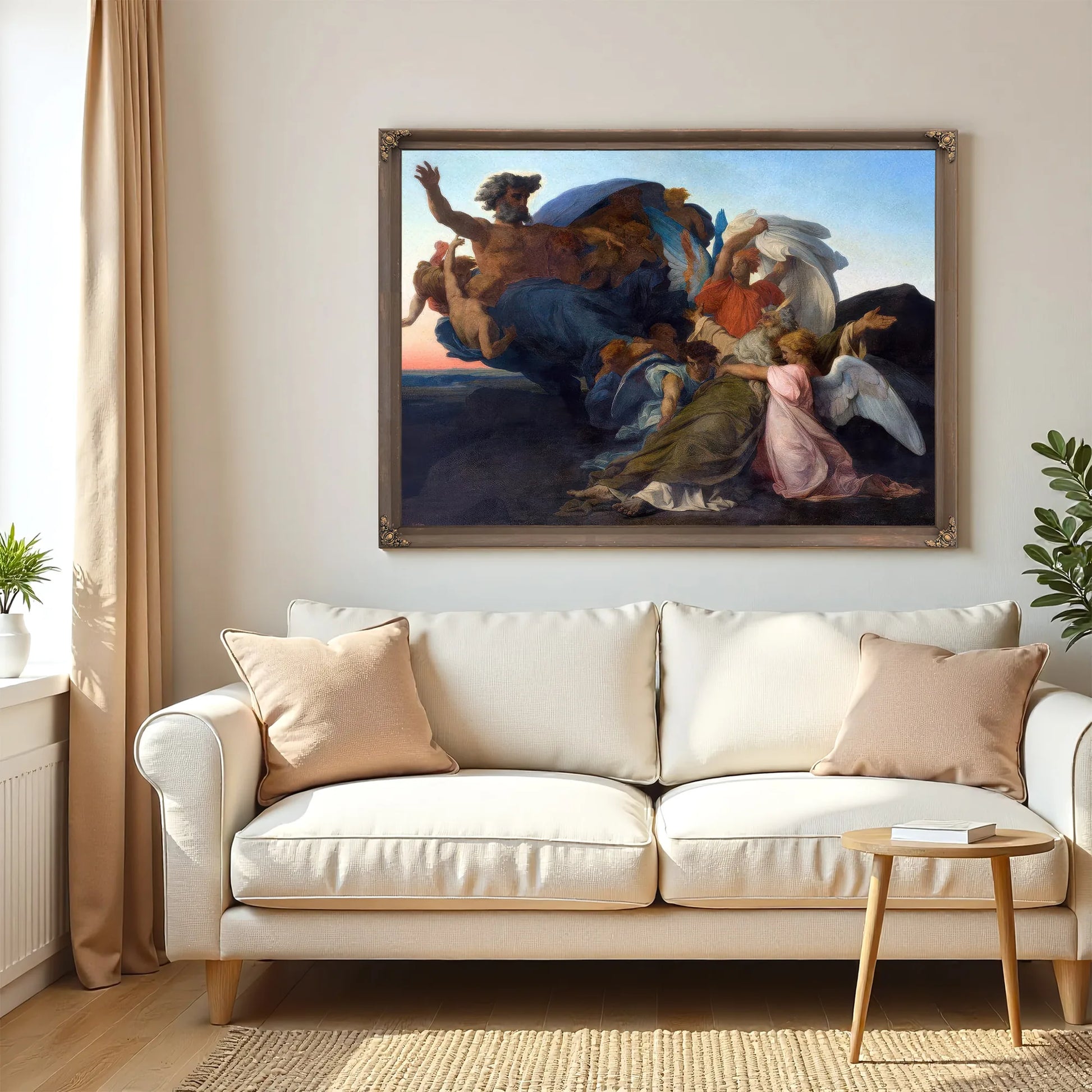 Death Of Moses 1850 Neoclassicism 140X204Cm Musee Fabre By Alexandre Cabanel Fine Art Print