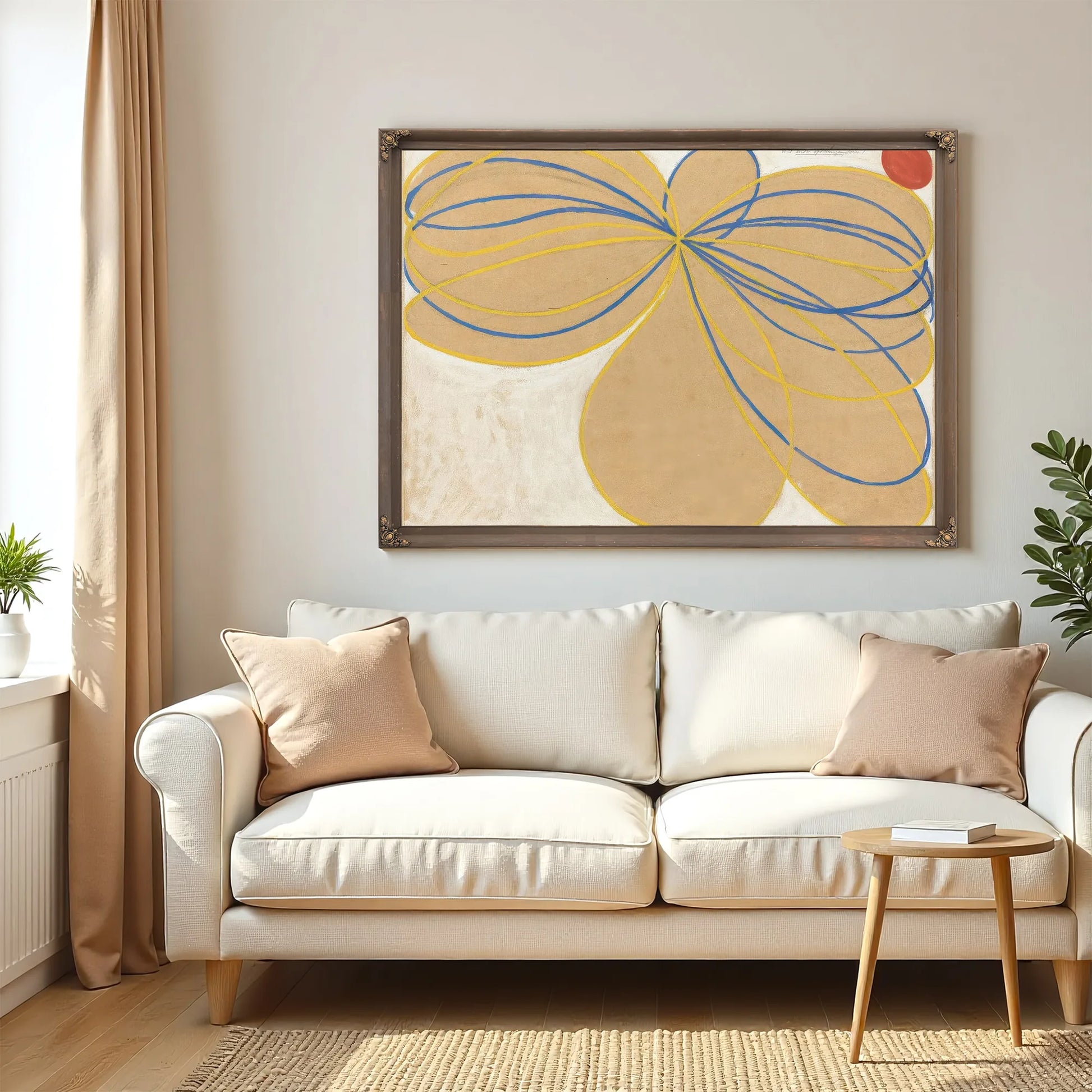Group V The Seven Pointed Star By Hilma Af Klint Fine Art Print