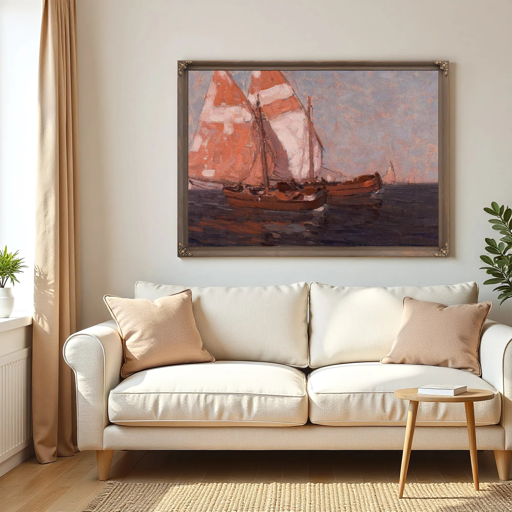 Sailboats On The Adriatic By Edgar Payne Fine Art Print