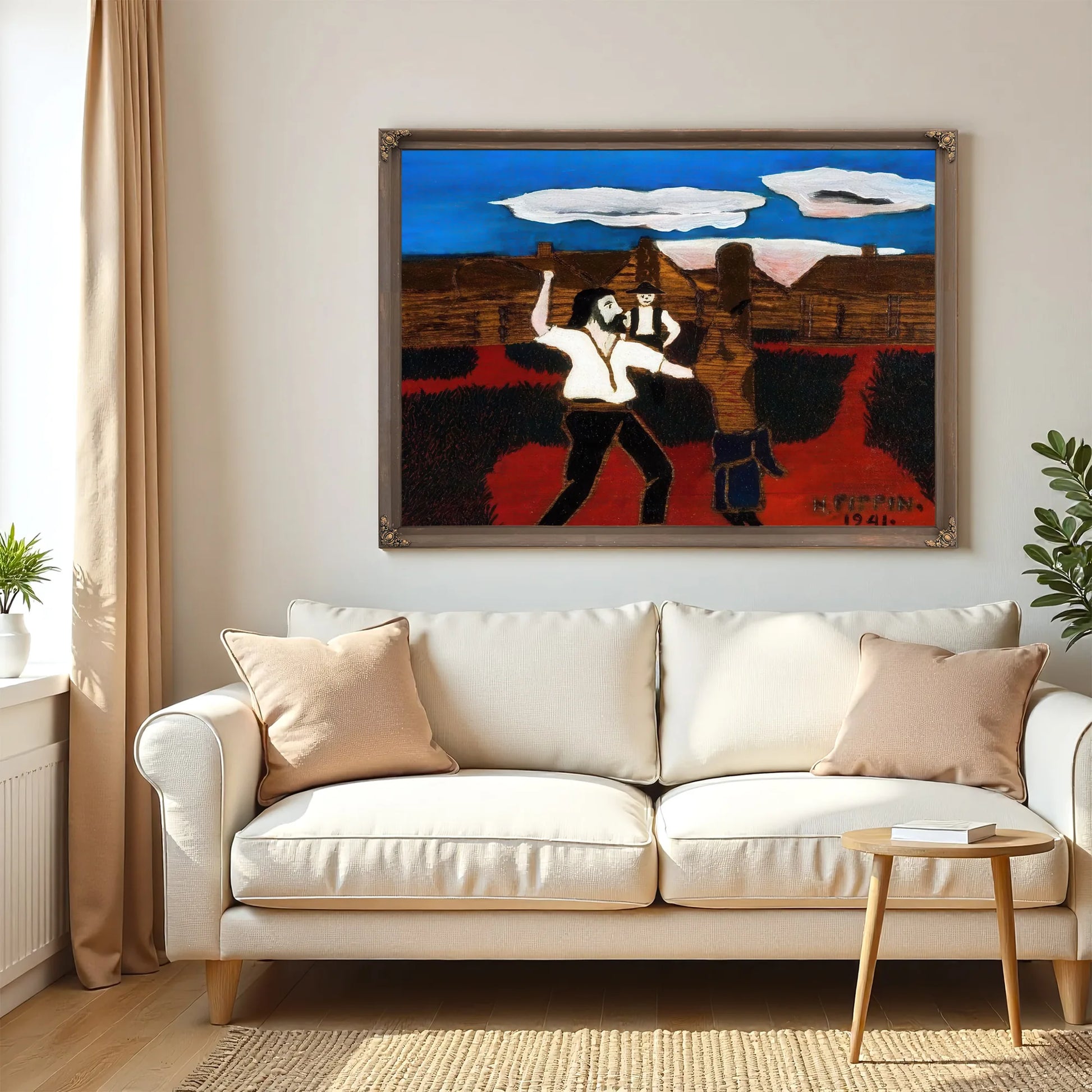 The Whipping By Horace Pippin Fine Art Print