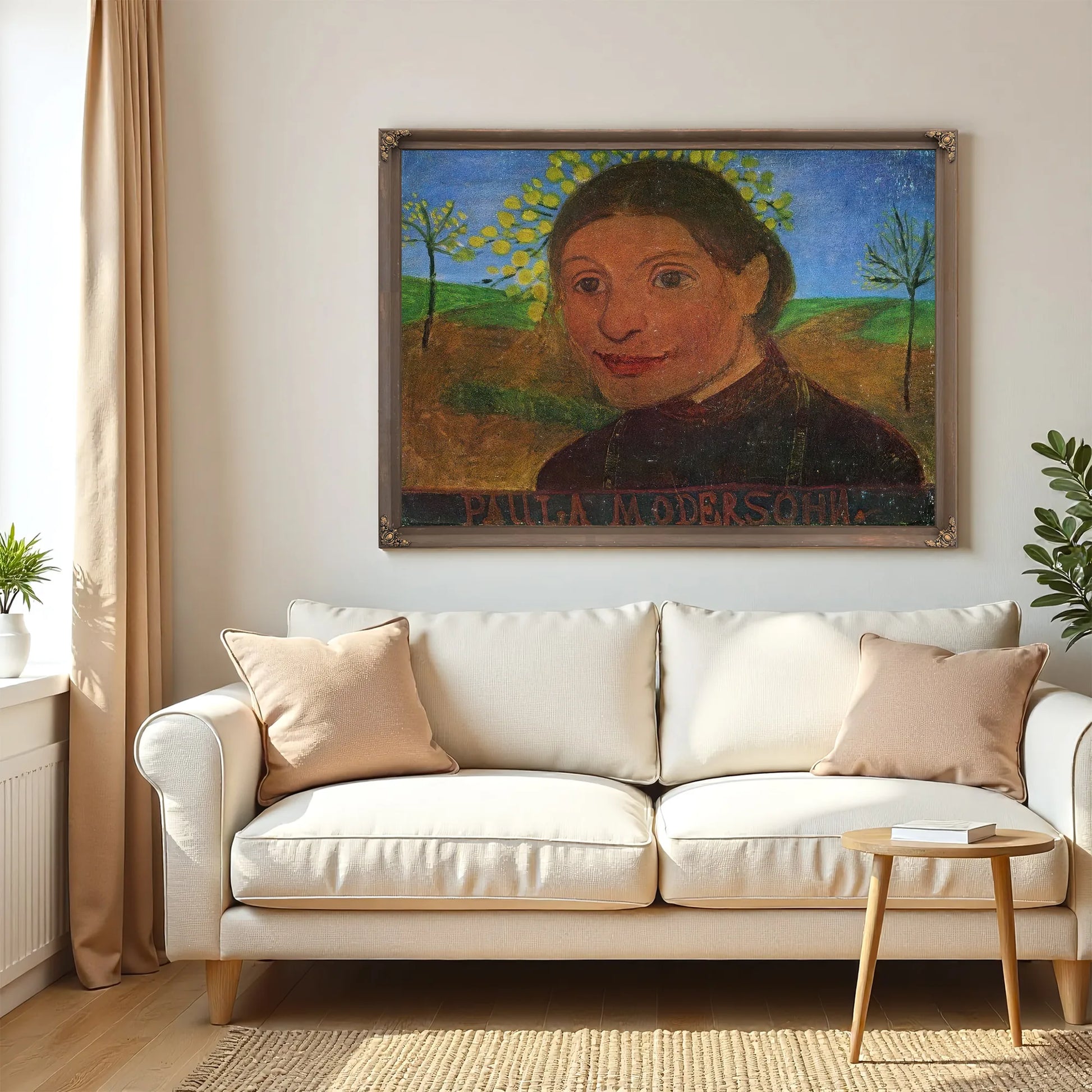 Self Portrait 3 By Paula Modersohn Becker Fine Art Print