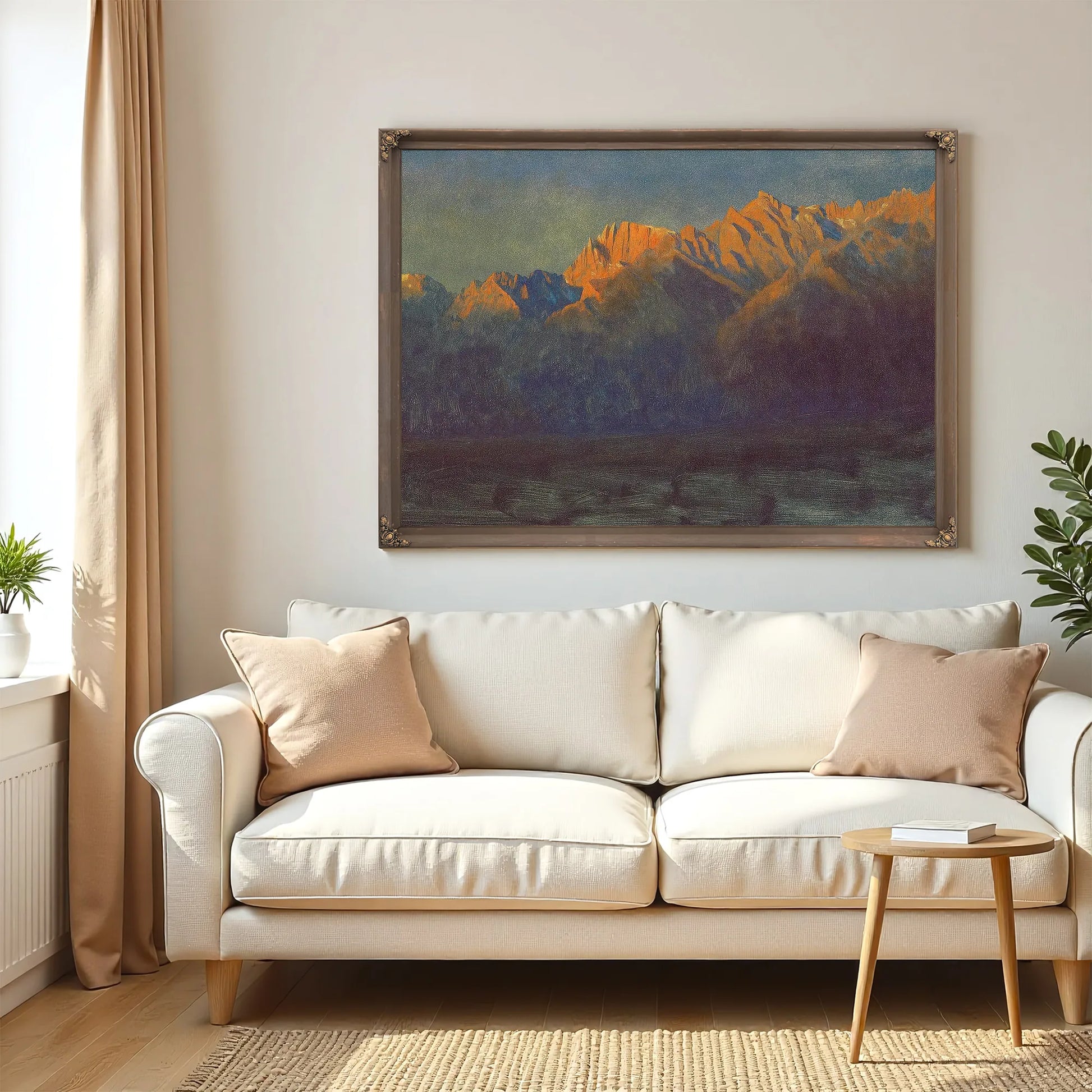 Sunrise In The Sierras By Albert Bierstadt Fine Art Print