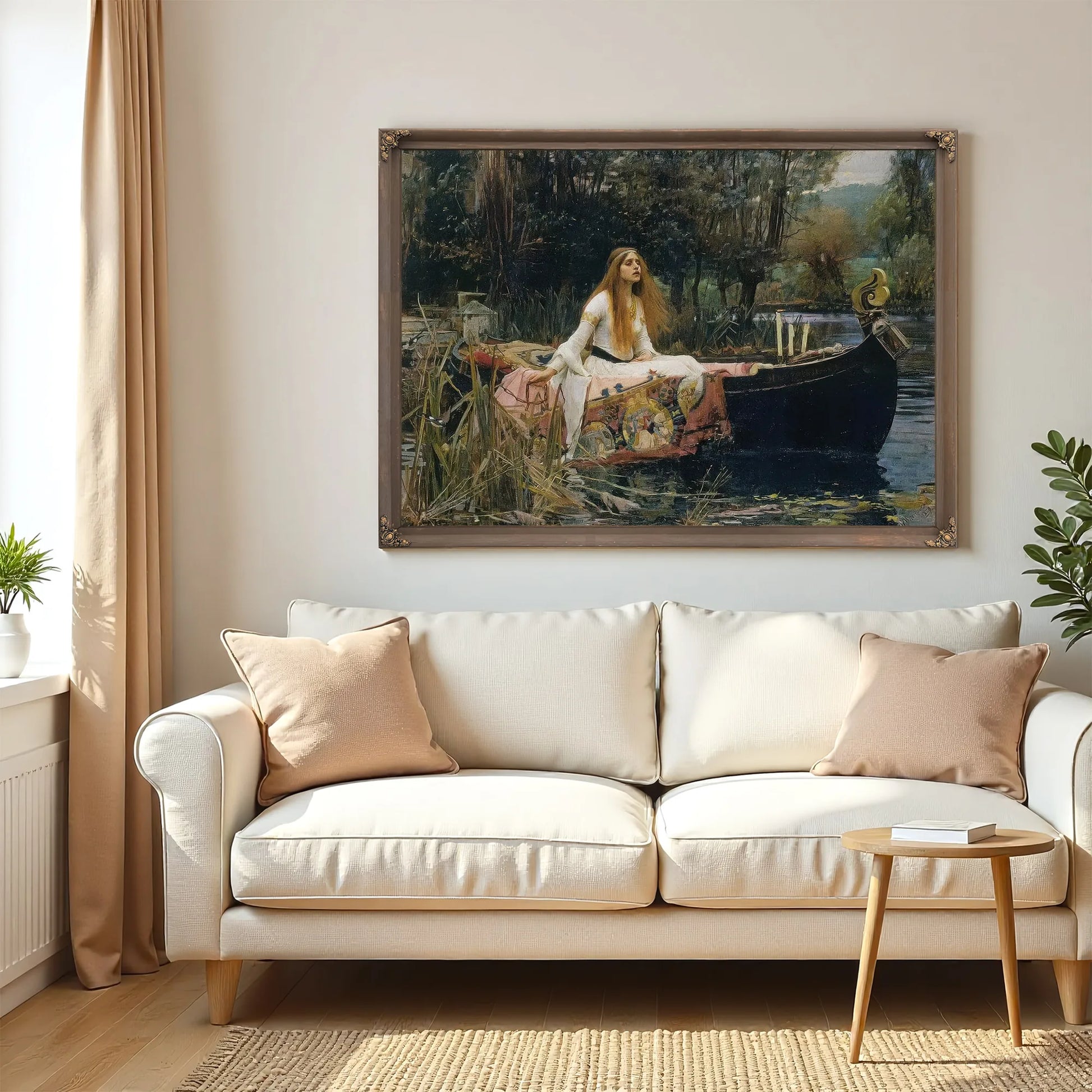 Lady Of Shalott By John William Waterhouse Fine Art Print