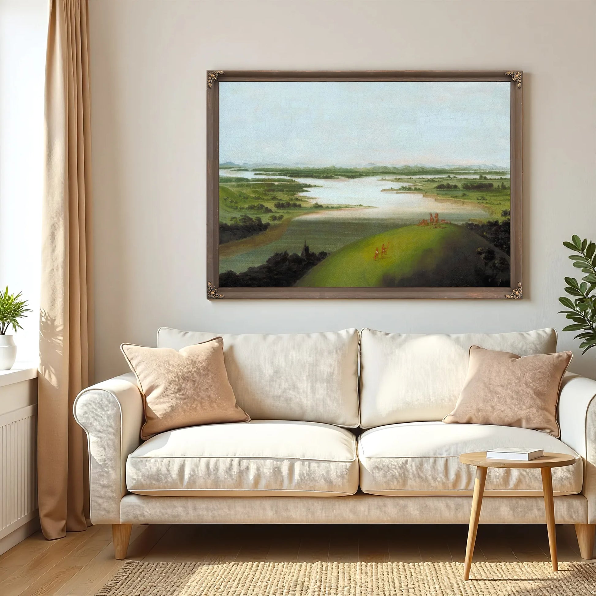Mouth Of The Platte River, 900 Miles Above St. Louis By George Catlin Fine Art Print