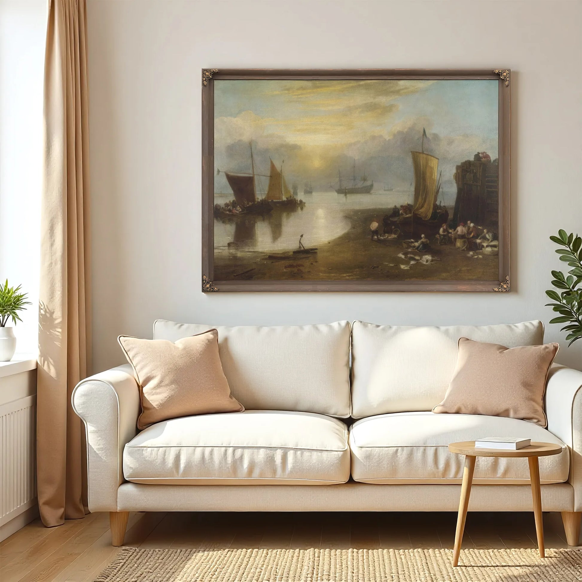 Sun Rising Through Vapour By Joseph Mallord William Turner Fine Art Print