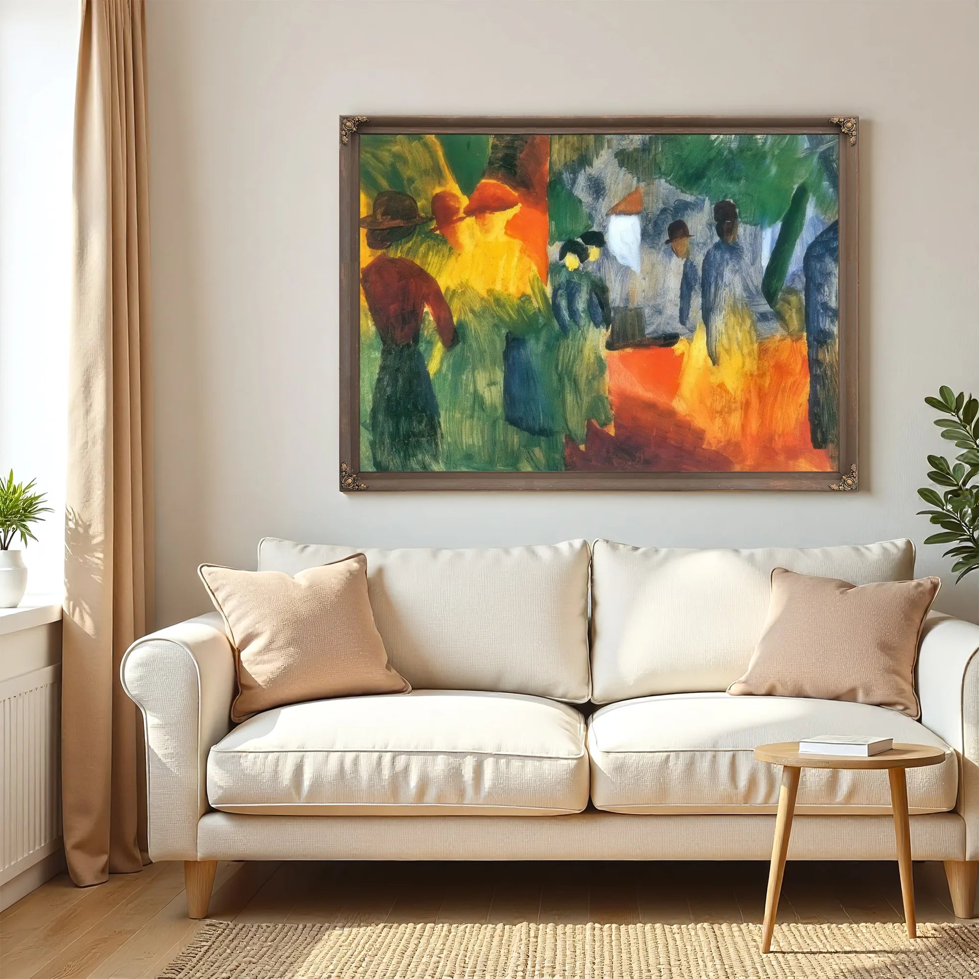 Sunset After The Rain By August Macke Fine Art Print