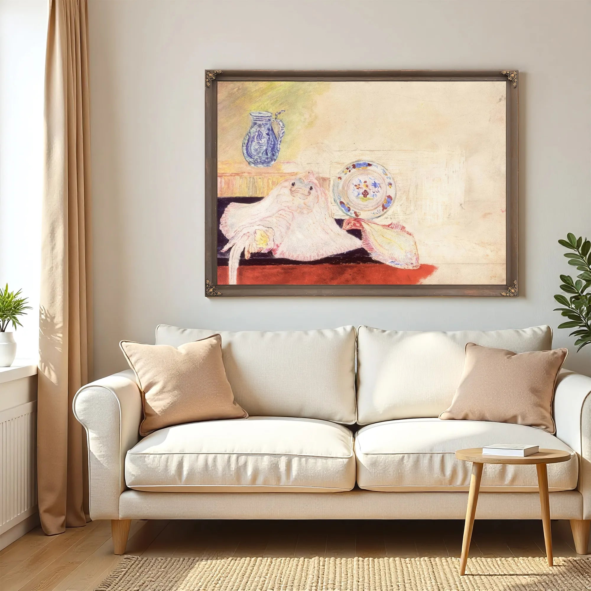 Still Life With Ray By James Ensor Fine Art Print