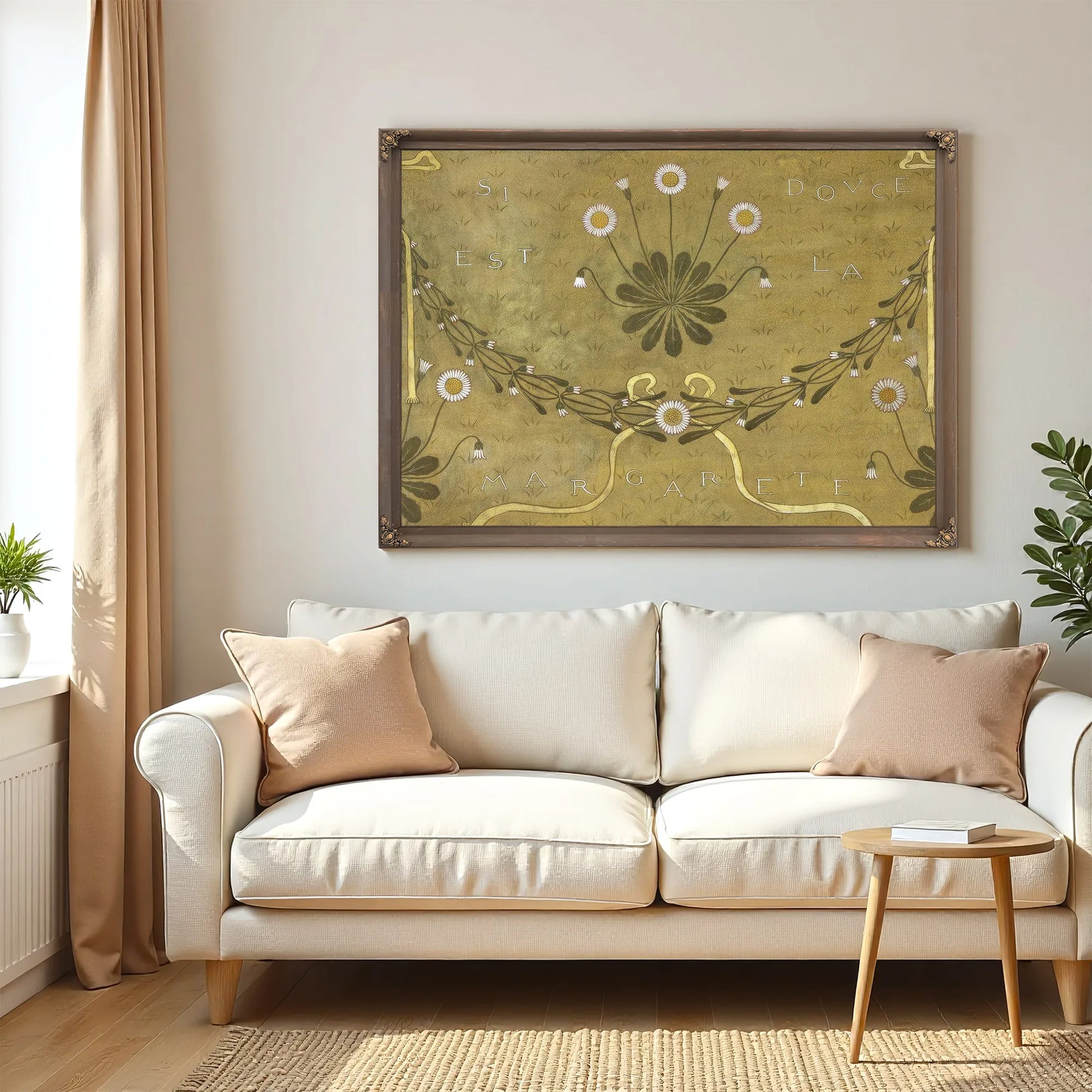 La Margarete Wallpaper Design By William Morris Fine Art Print