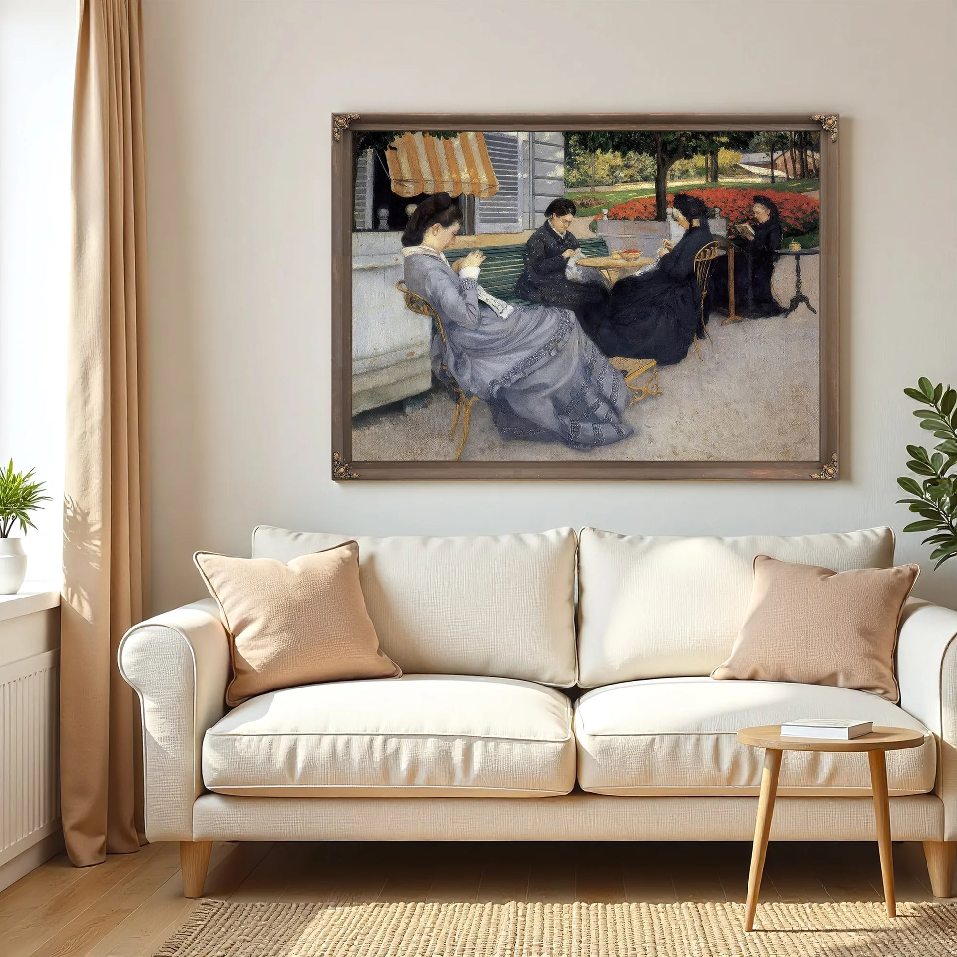 Portraits In The Countryside By Gustave Caillebotte Fine Art Print