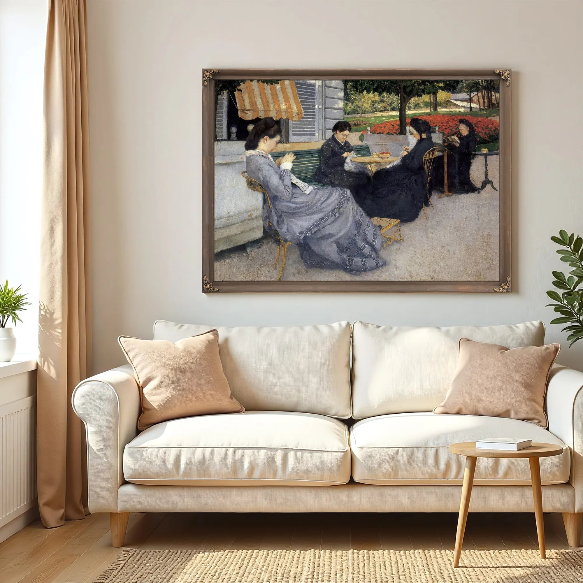 Portraits In The Countryside By Gustave Caillebotte Fine Art Print